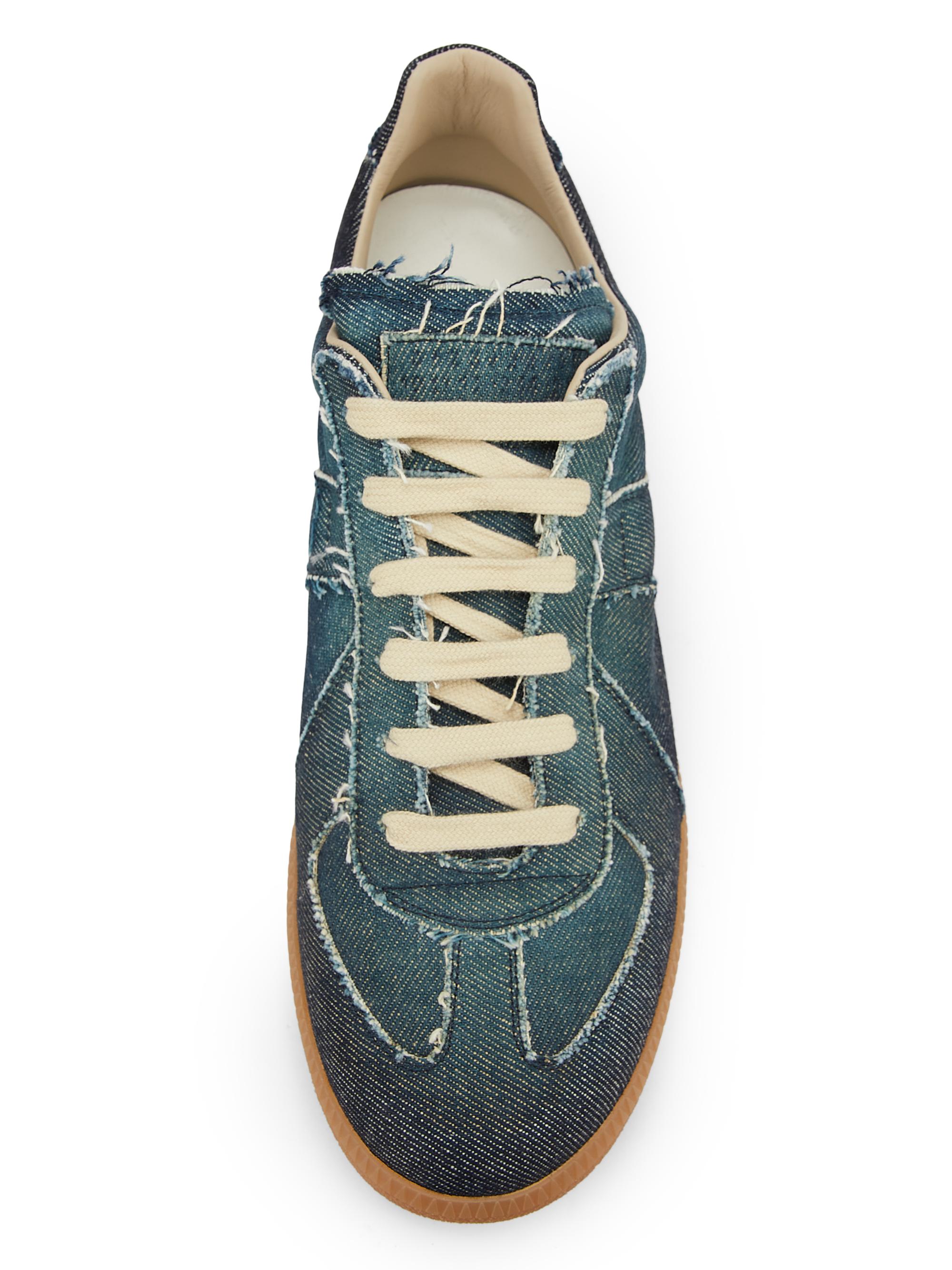 Maison Margiela Replica Exclusive Denim Low-Top Sneakers | Saks