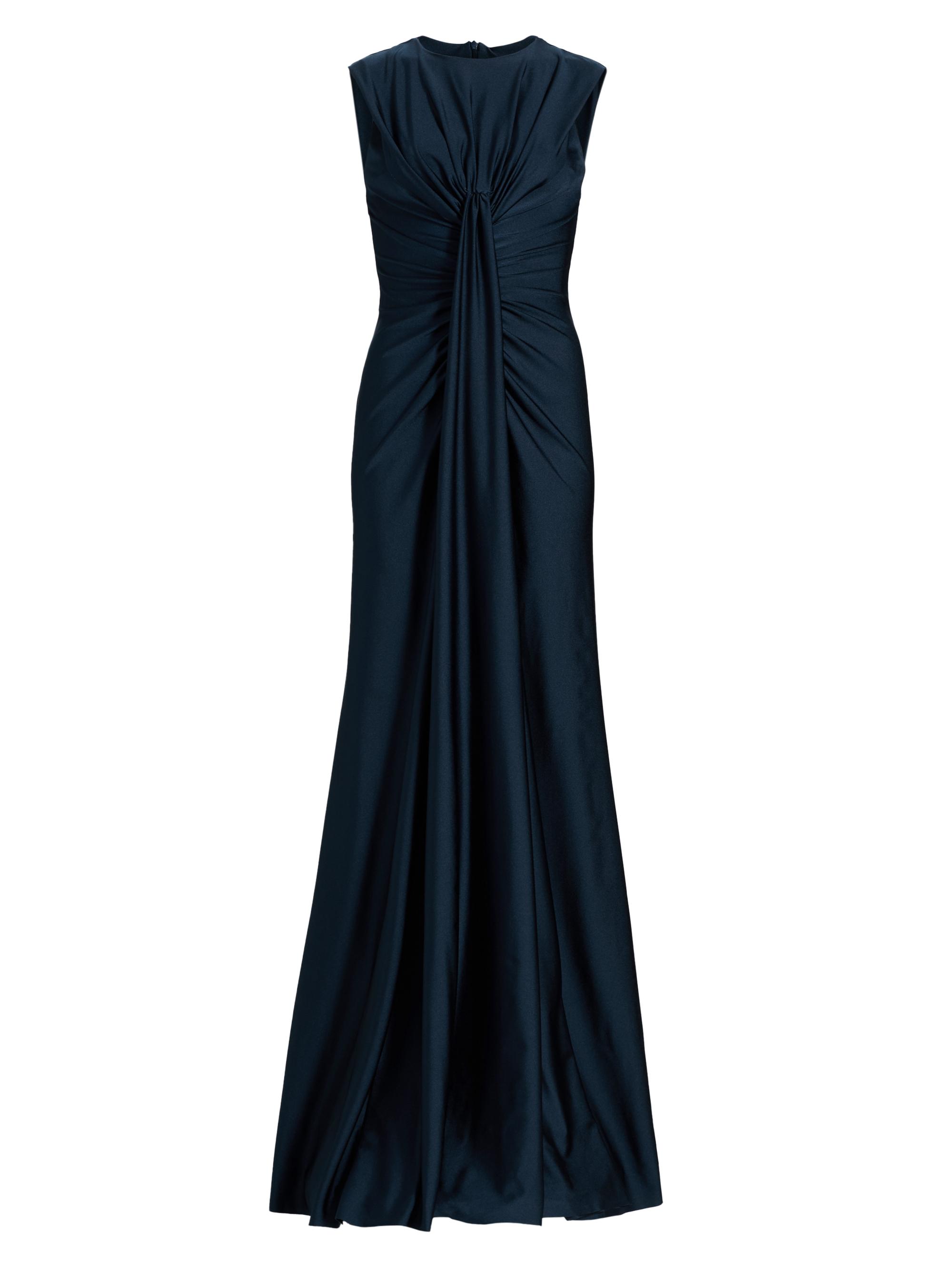 Chiara Boni La Petite Robe Women's Glichi Draped A-Line Gown - Midnight