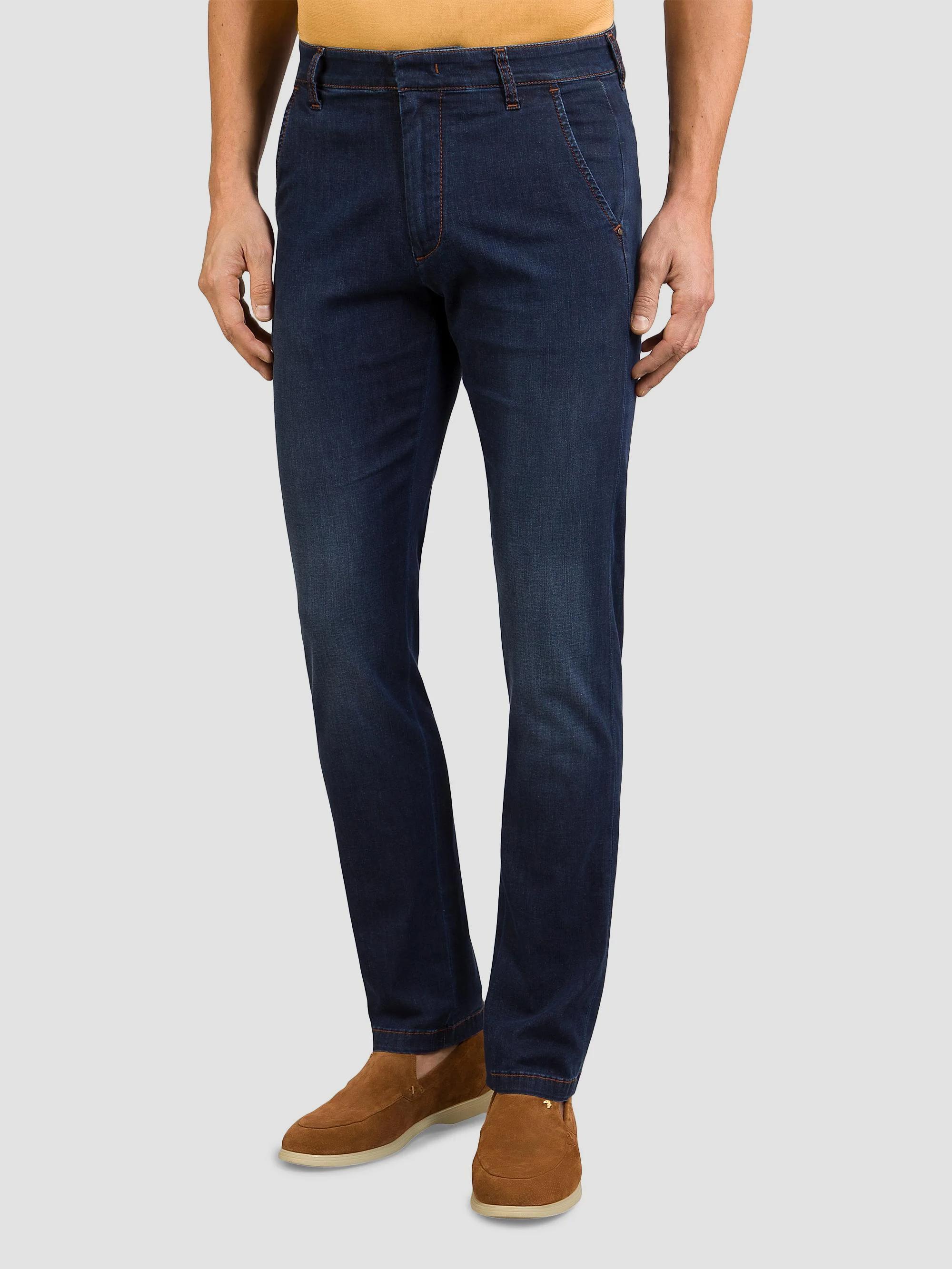Jean Conique Stefano Ricci En Coton Mélangé Bleu - Cinq Poches - Neuf Avec Étiquettes (Valeur 1250$)