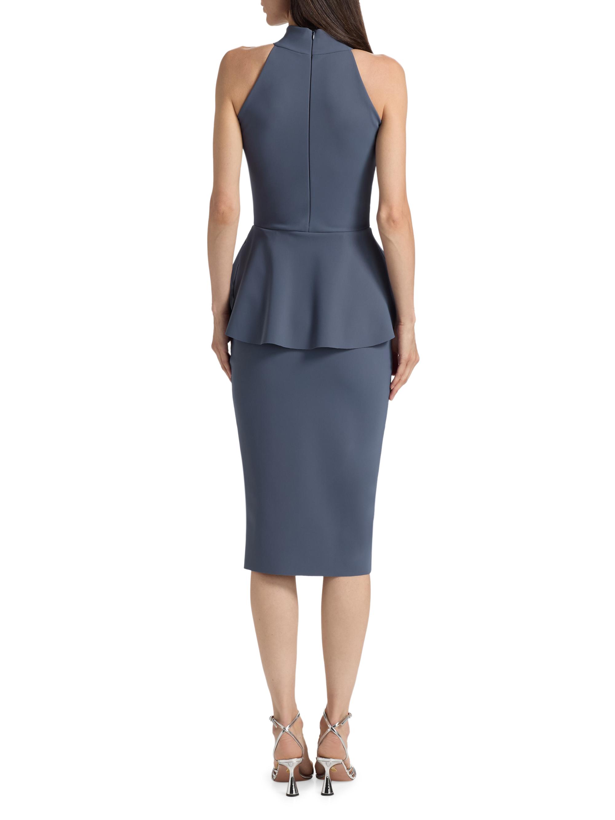 Chiara Boni La Petite Robe Haby Peplum Cocktail Dress