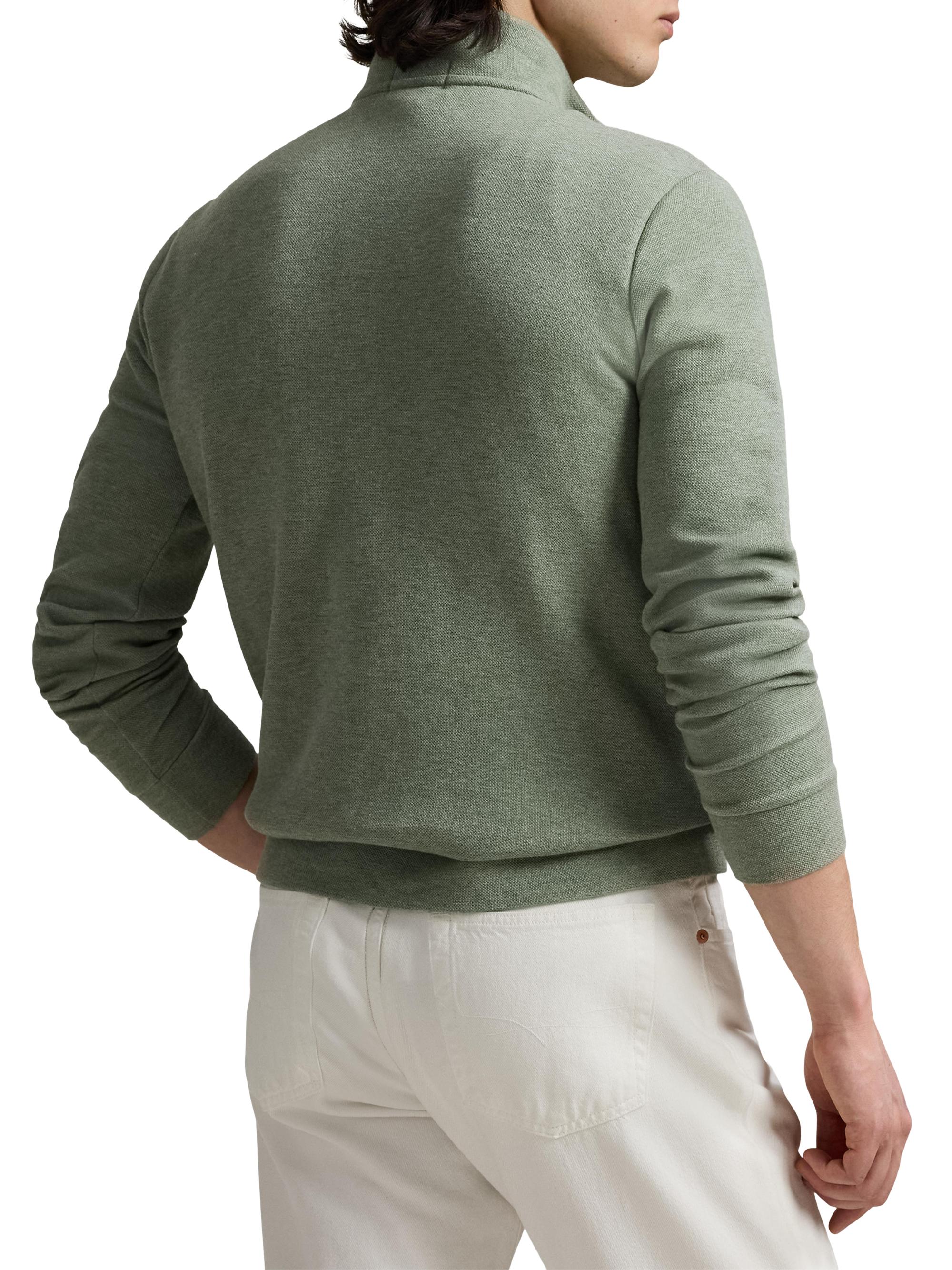 Polo Ralph Lauren Double-Knit Mesh Quarter-Zip Sweatshirt | Saks