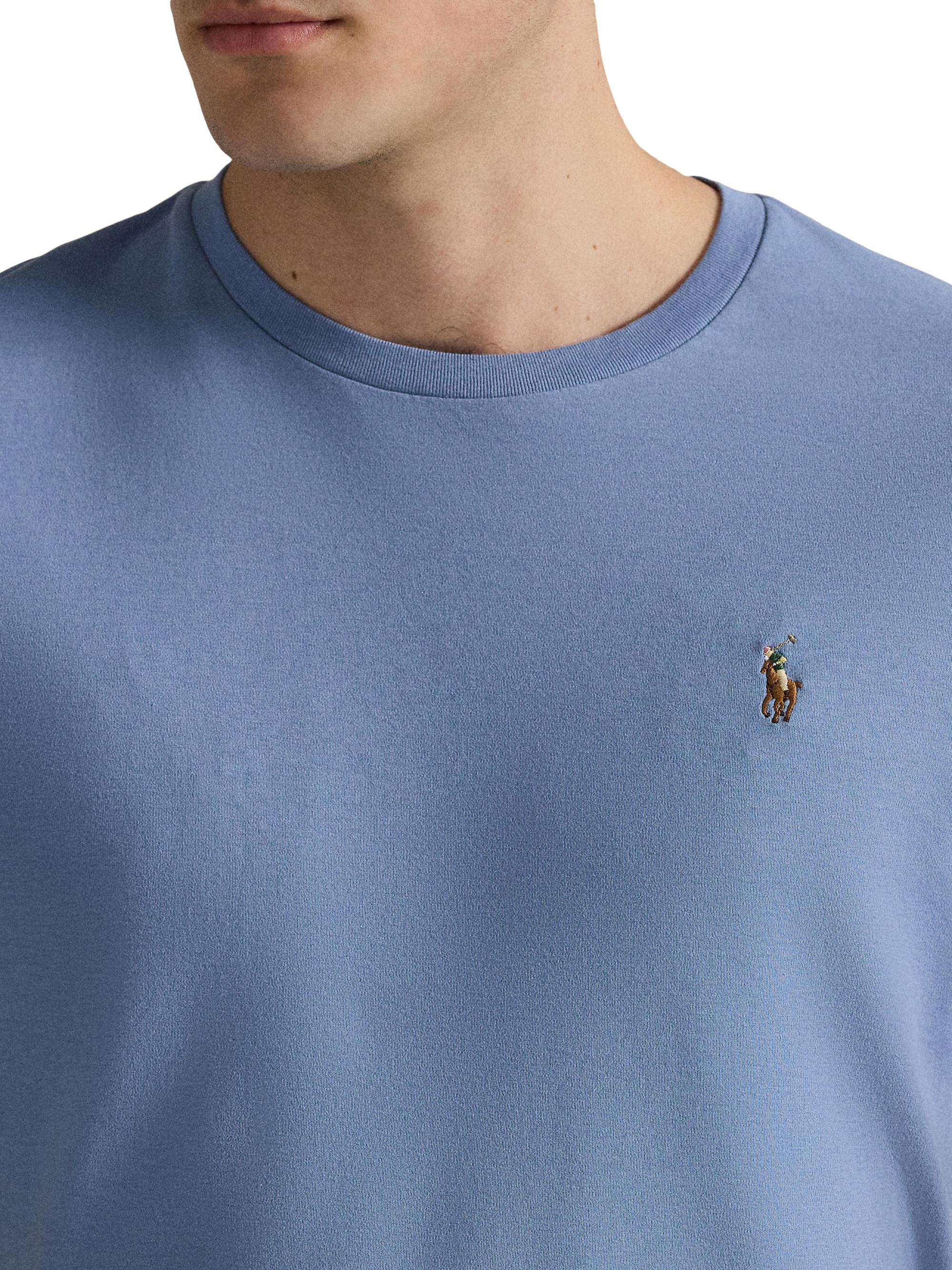 トップス POLO RALPH LAUREN CUSTOM SLIM FIT M Ralph Lauren Custom Slim Fit Polo T Shirt Grey | Mainline Menswear us
