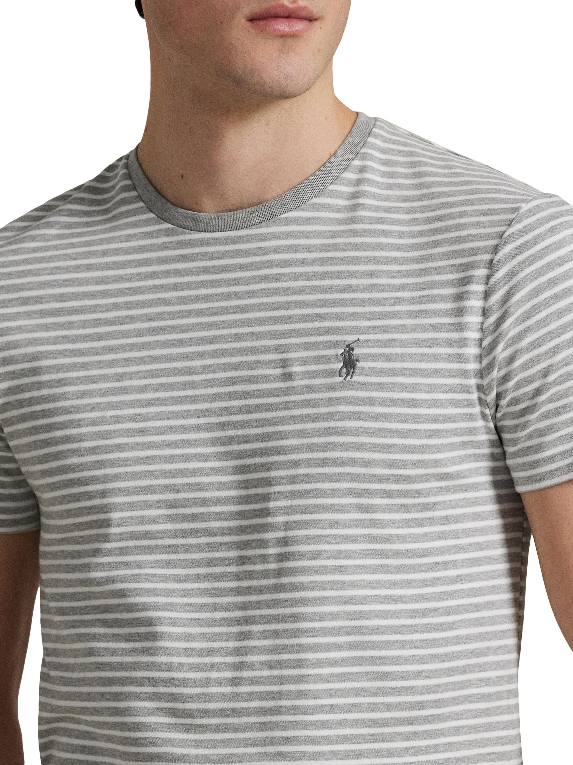 Polo Ralph Lauren Custom-Slim-Fit Striped Soft Cotton T-Shirt