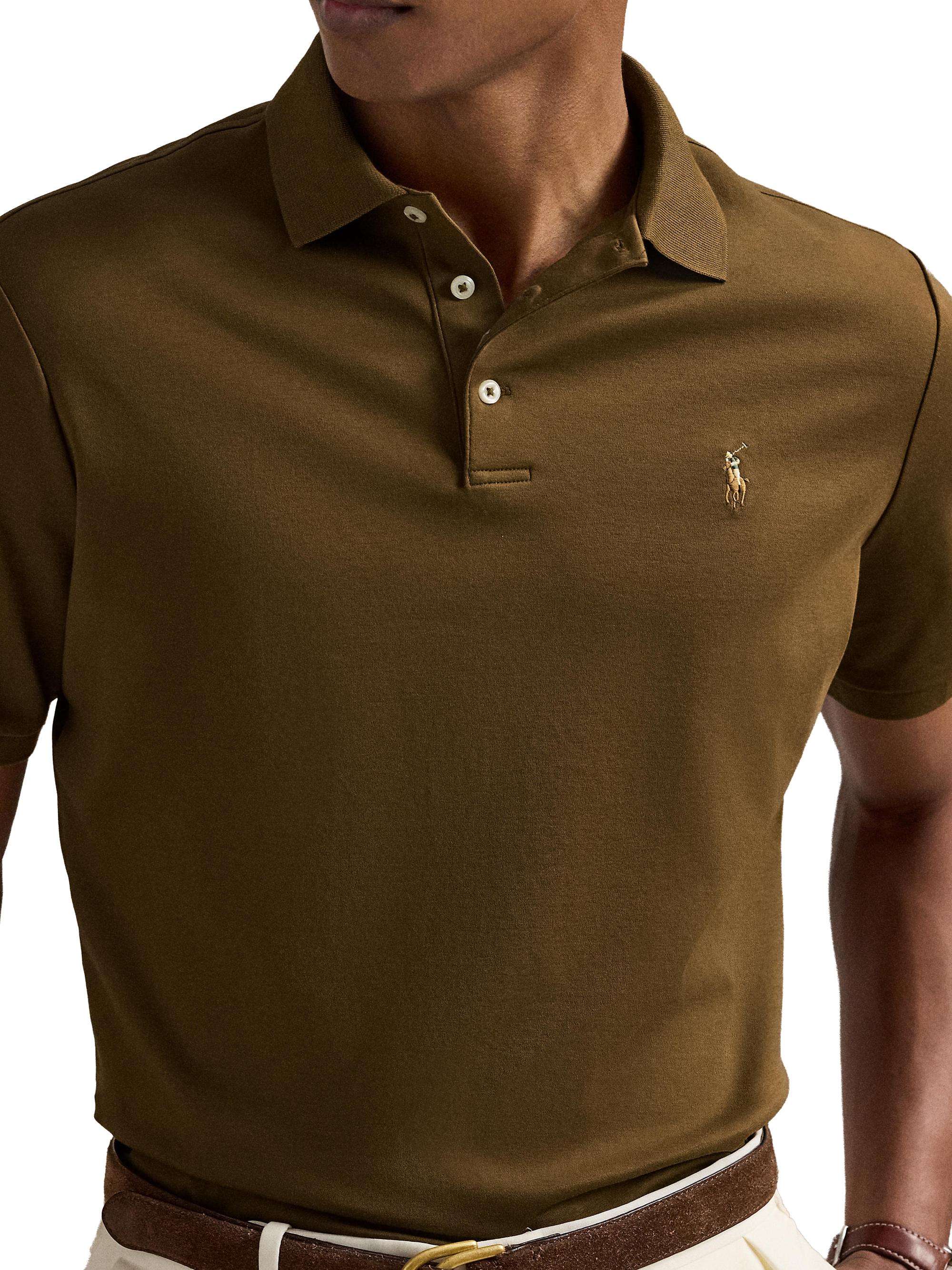 Polo Ralph Lauren Men's Classic Fit Cotton Polo Shirt - Nature Brown | Thumbnail 5