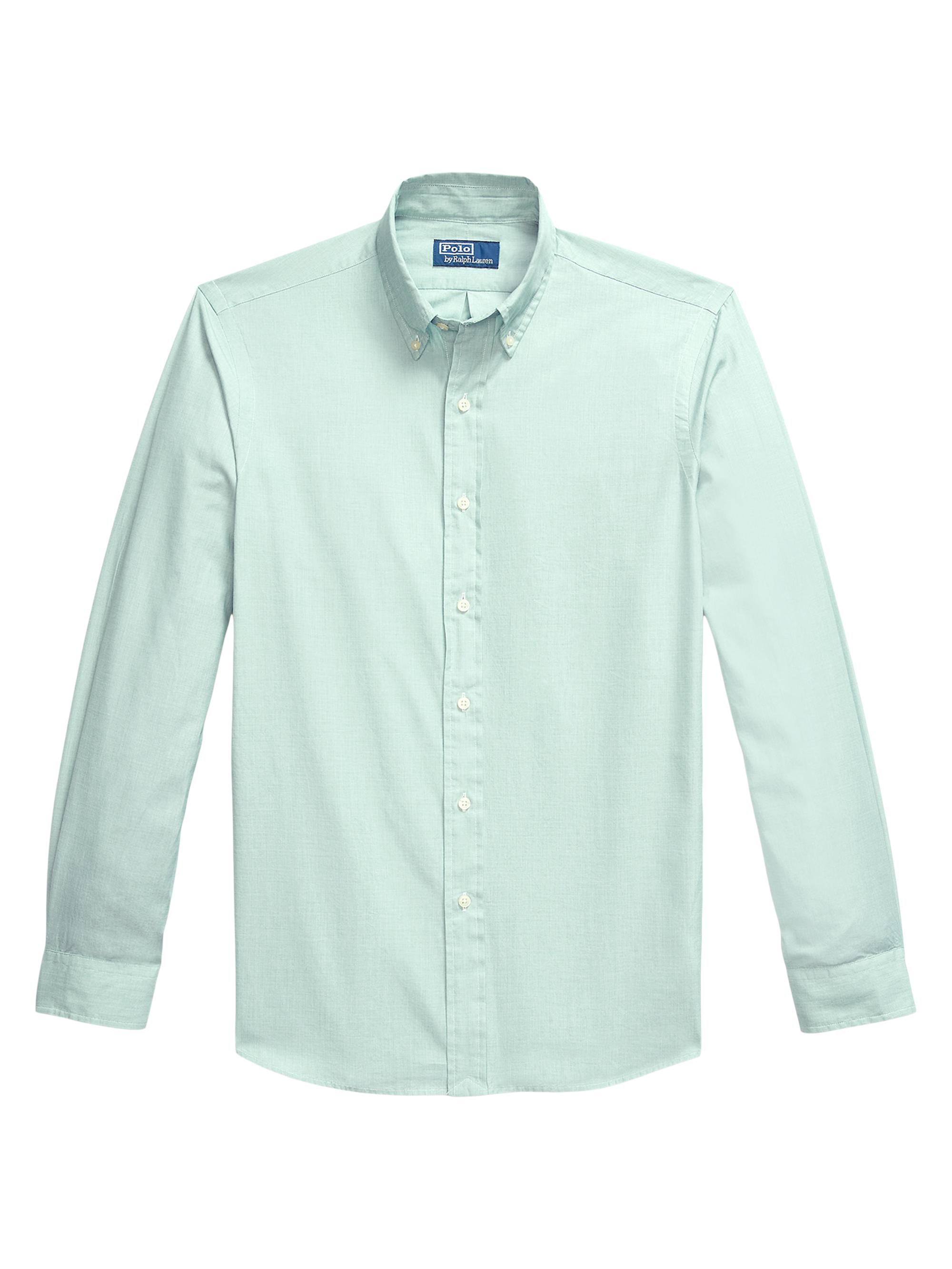 Polo Ralph Lauren Men's Classic-Fit End-On-End Shirt - Fatigue White