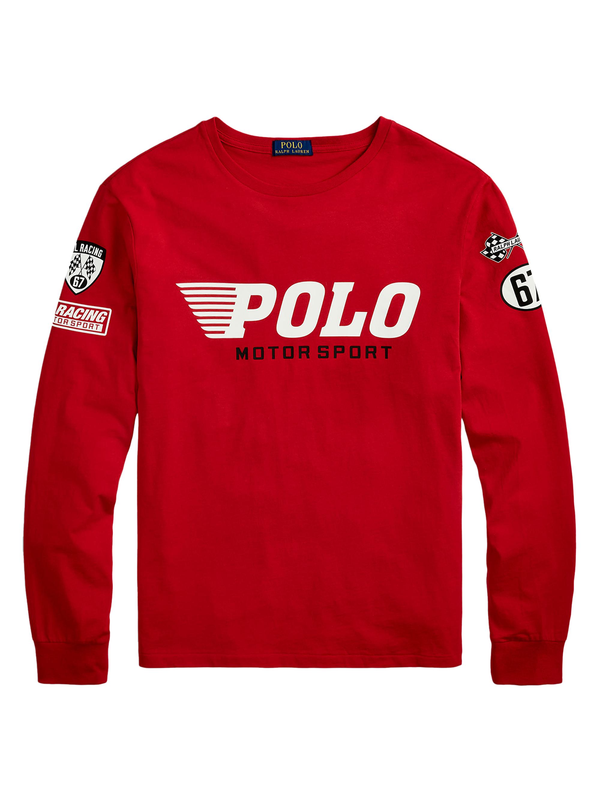 Polo Ralph Lauren Men's Standard-Fit Jersey Graphic T-Shirt - Red