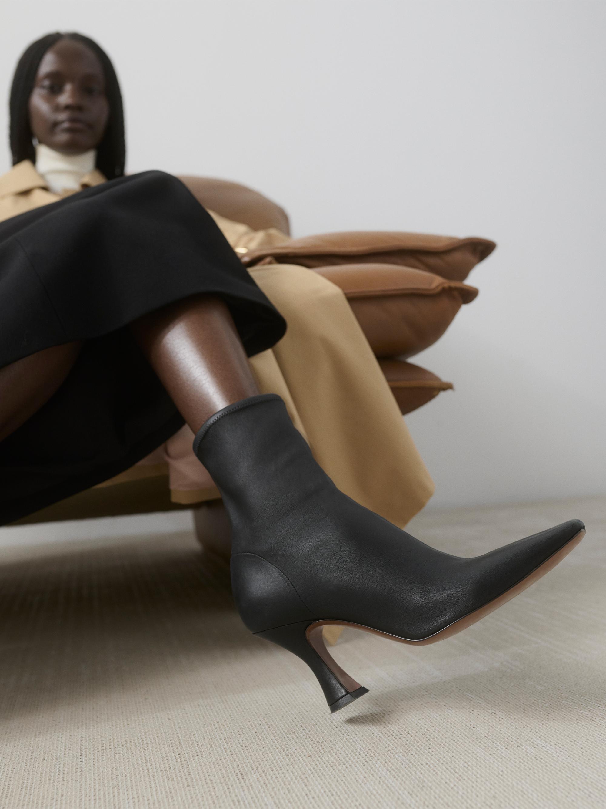 Neous Ran 80MM Stretch-Leather Ankle Boots | Saks Fifth Avenue