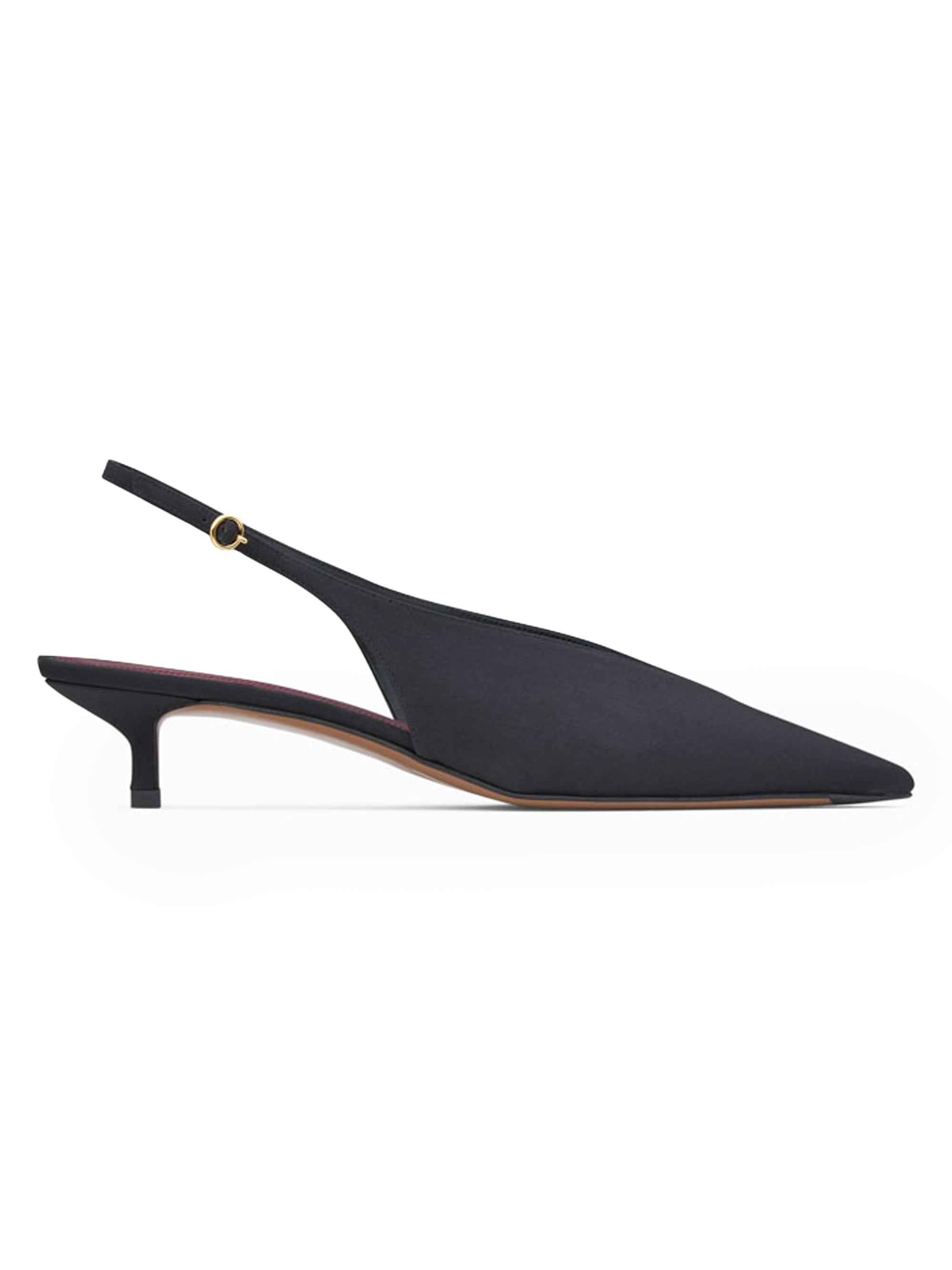 Neous Irena 40MM Crepe de Chine Slingbacks | Saks Fifth Avenue