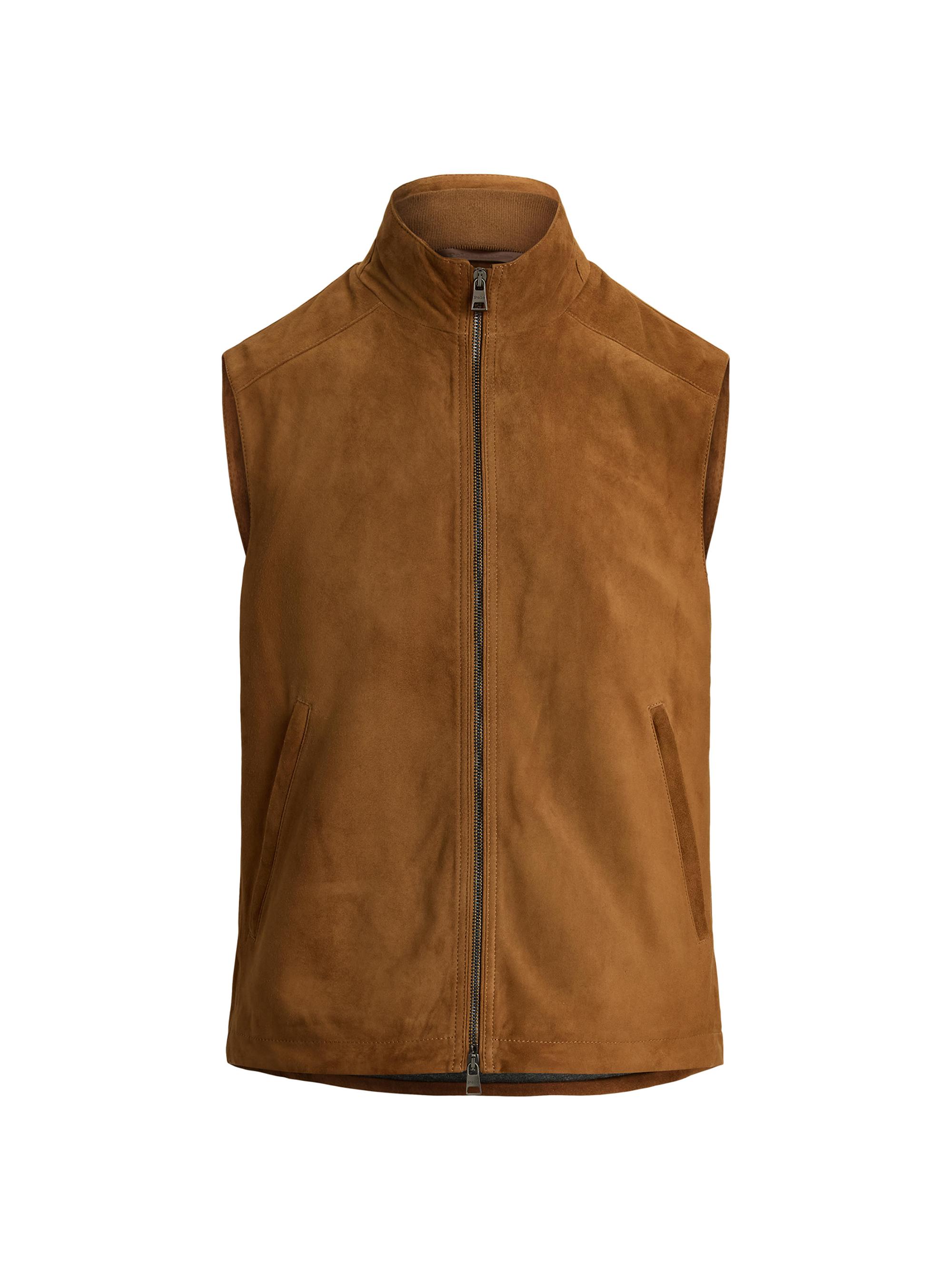 Polo Ralph Lauren Classic Suede Double-Zip Vest Saks Fifth Avenue
