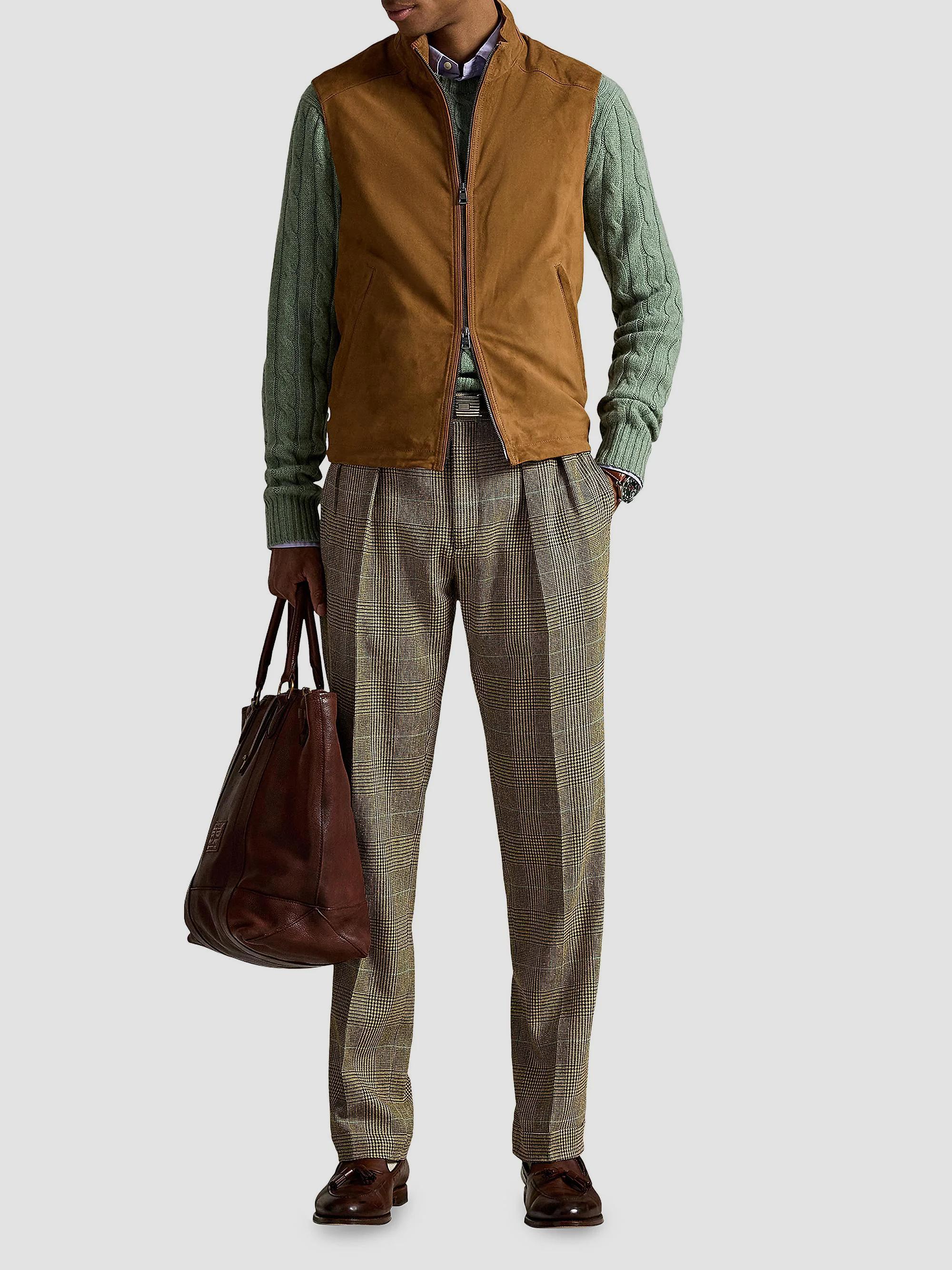 Polo Ralph Lauren Classic Suede Double-Zip Vest | Saks Fifth Avenue