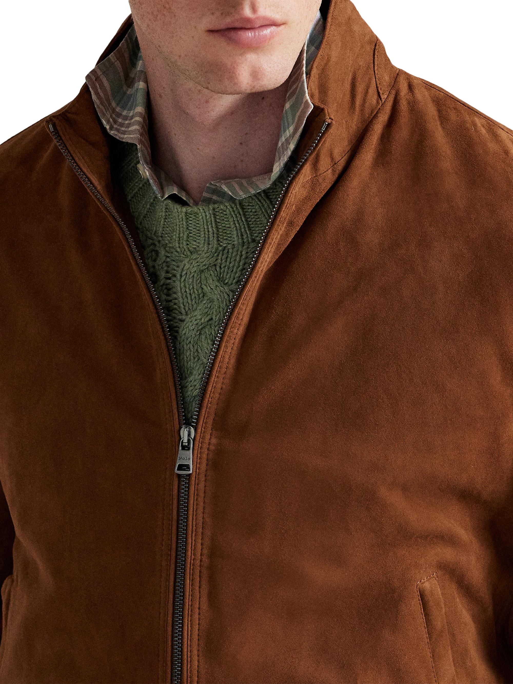 Polo Ralph Lauren Classic Suede Jacket | Saks Fifth Avenue