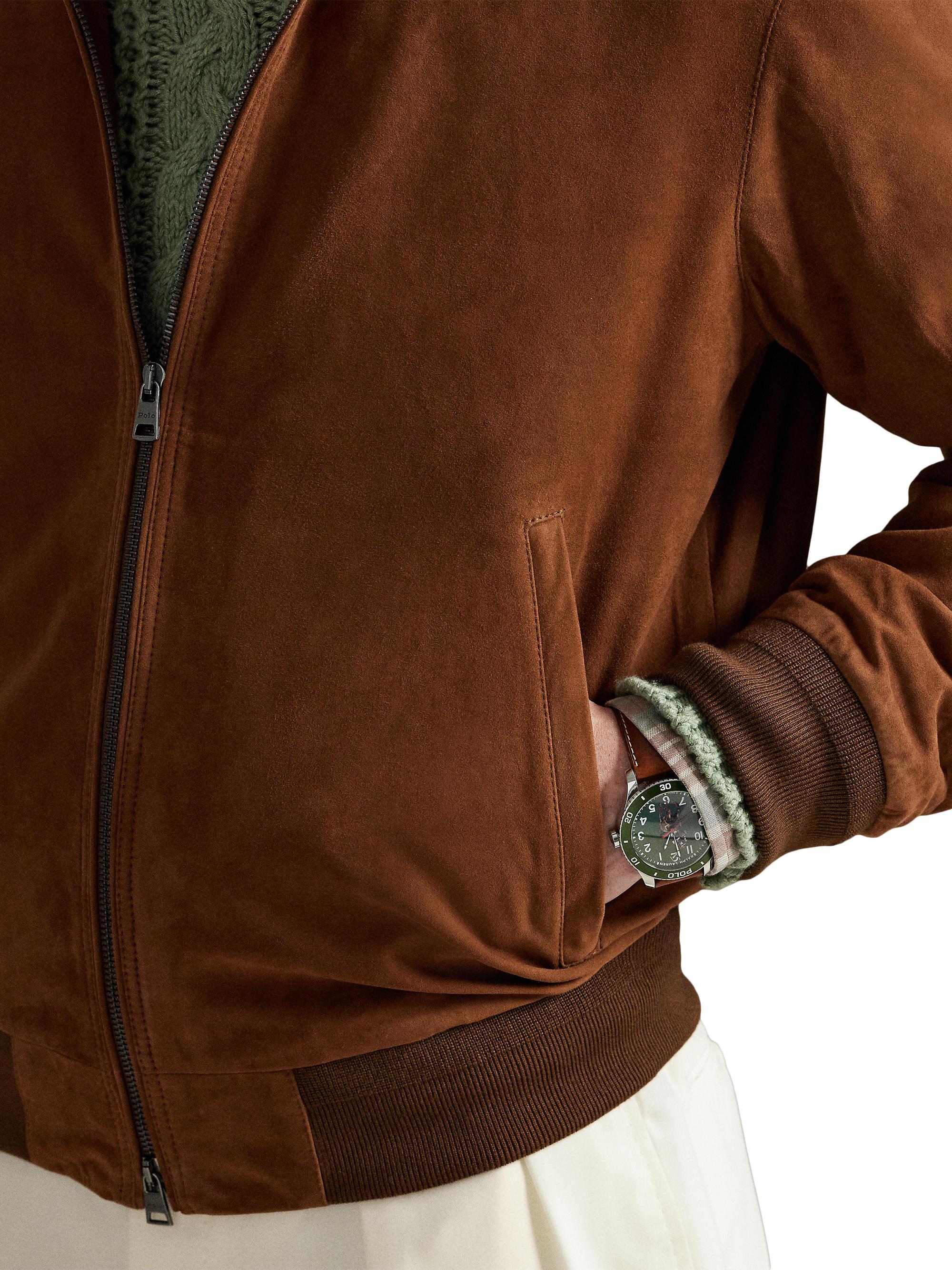 Polo Ralph Lauren Men's Classic Suede Jacket - Pale Russet | Thumbnail 7