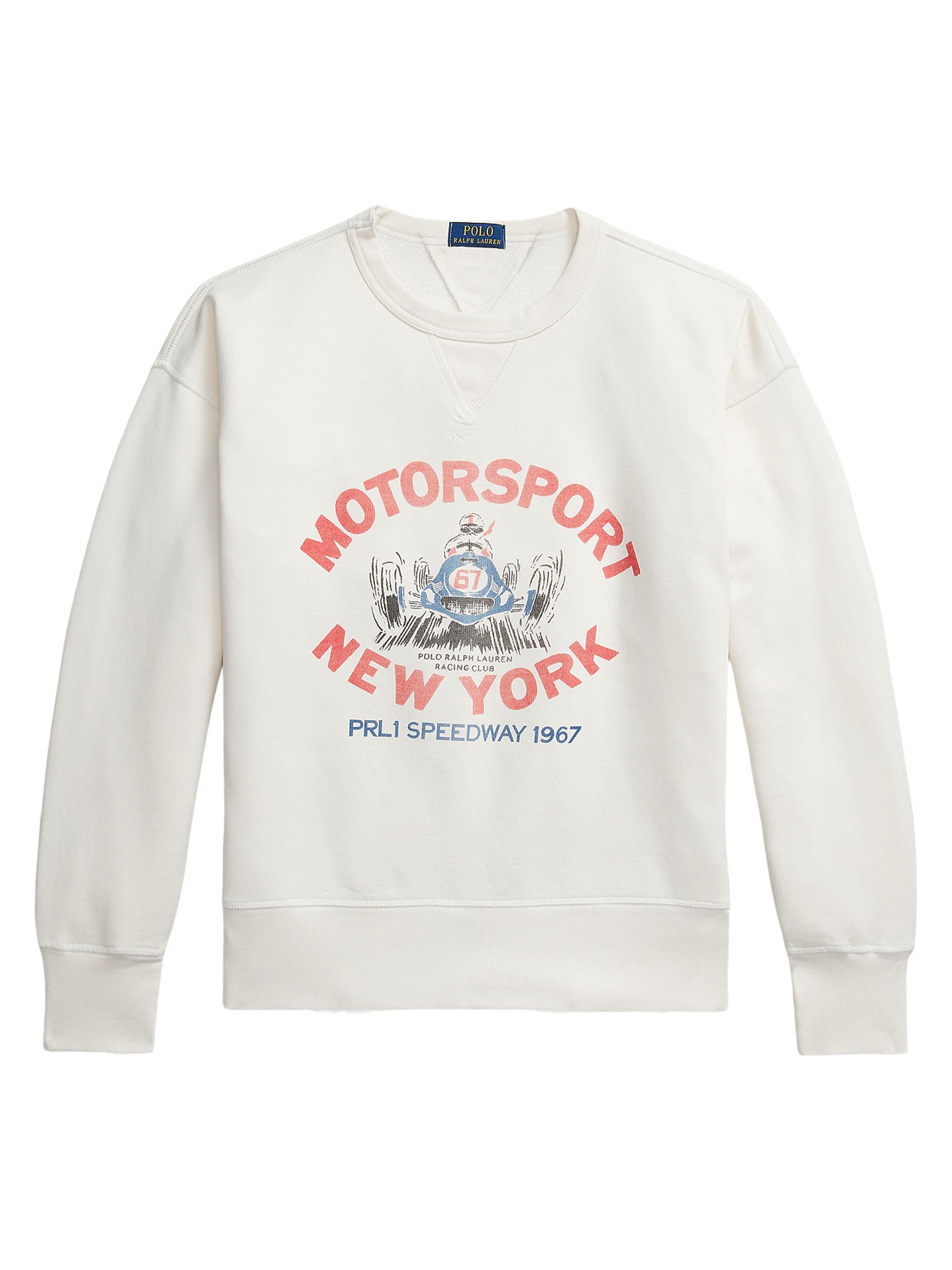 Polo Ralph Lauren Men's Vintage Graphic Fleece Crewneck Sweatshirt - Nevis