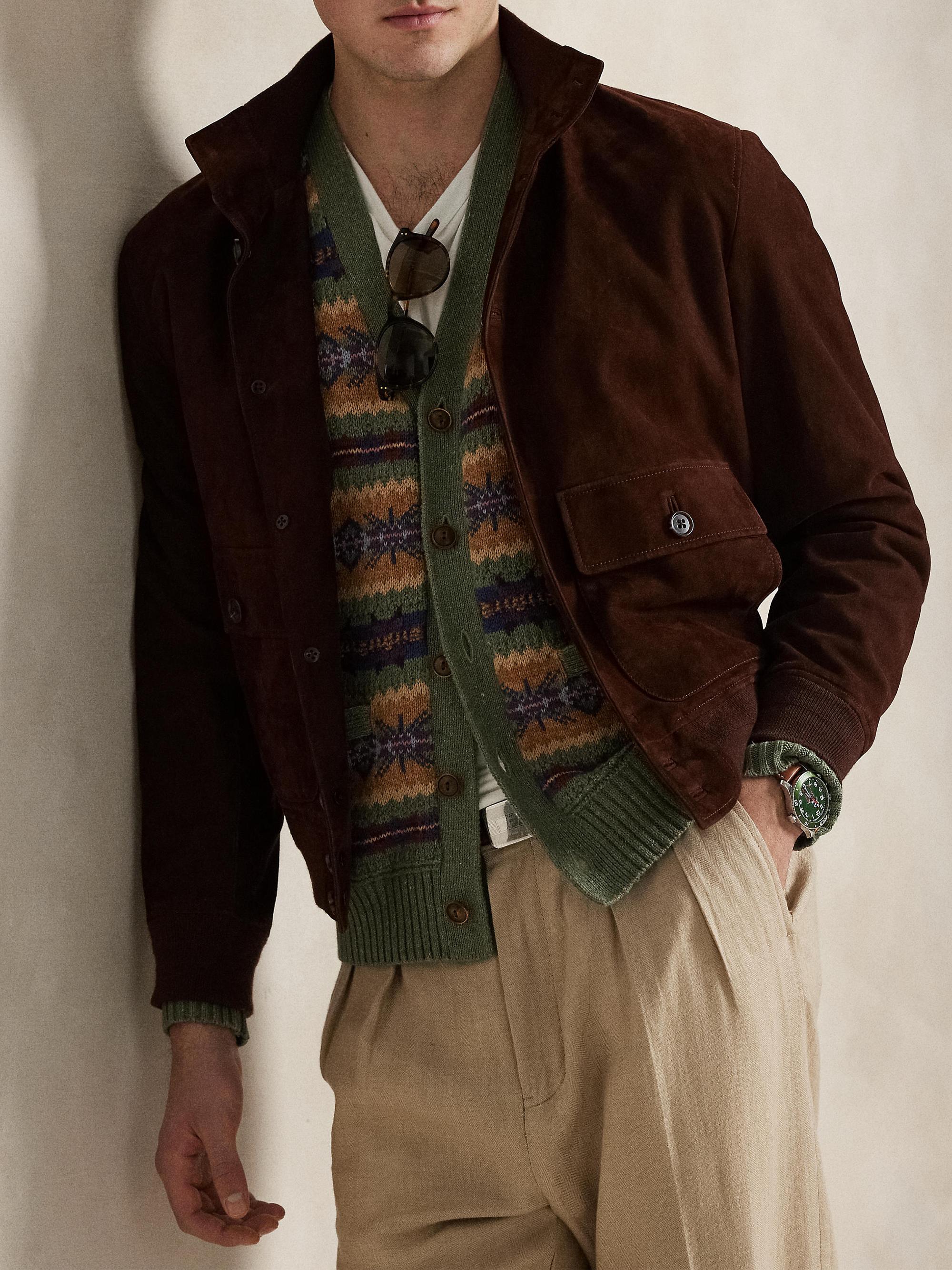 Polo Ralph Lauren Fair Isle Cotton-Blend Cardigan | Saks Fifth Avenue