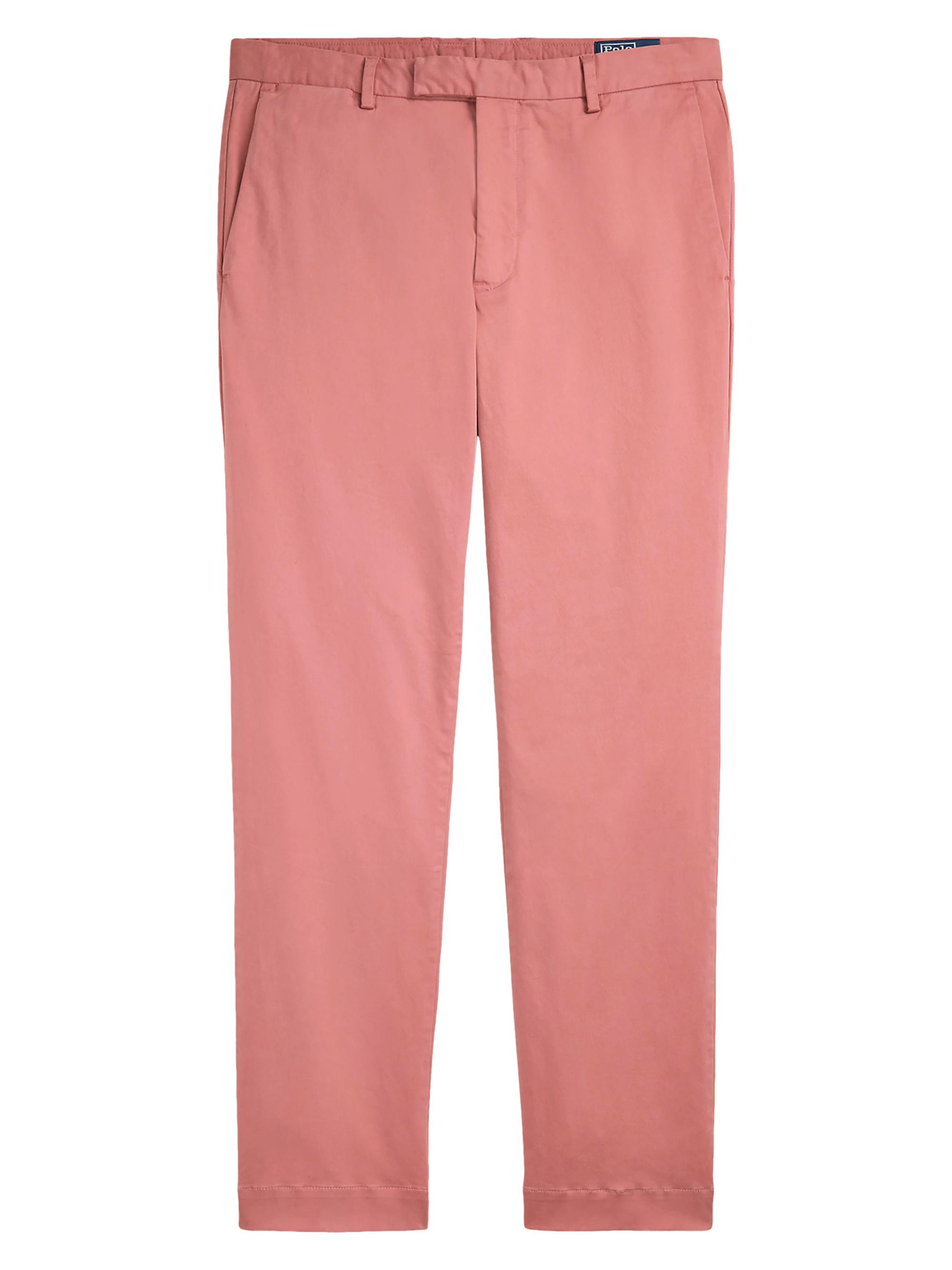 Polo Ralph Lauren Men's Jarrett Stretch Slim-Fit Sateen Pants - Canvas Pink