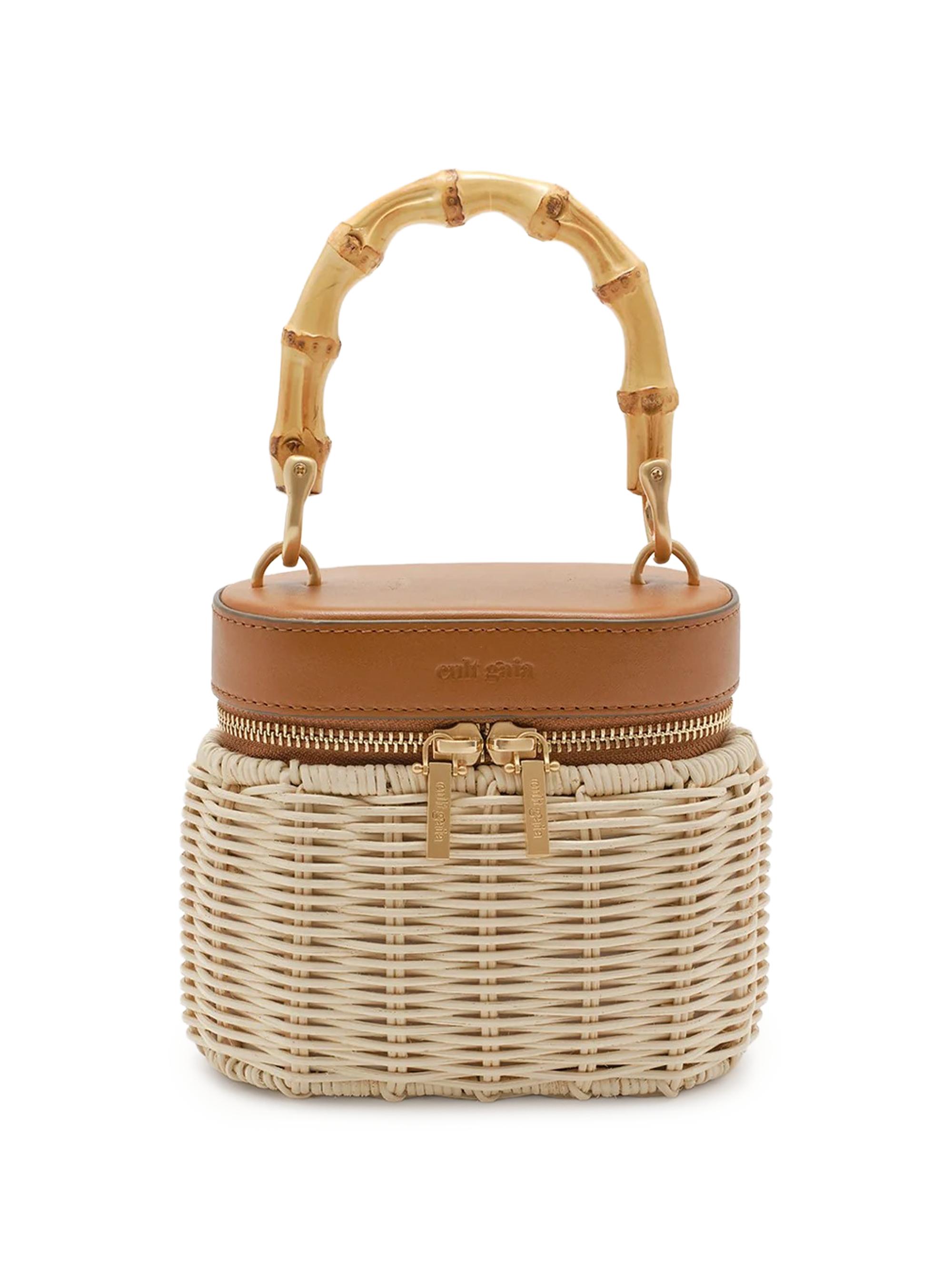 Prada Mini Wicker and Leather Prada Panier Bag | Saks Fifth