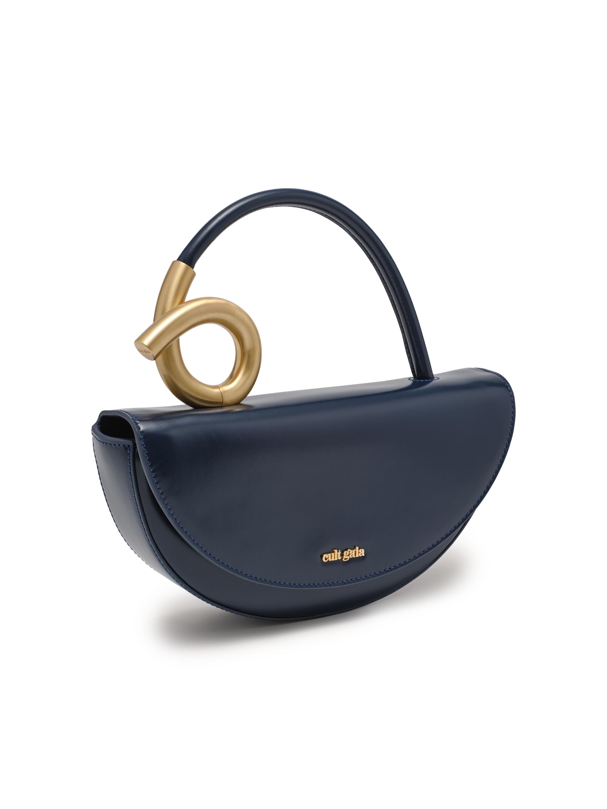 Cult Gaia Azariah Leather Top Handle Bag | Saks Fifth Avenue