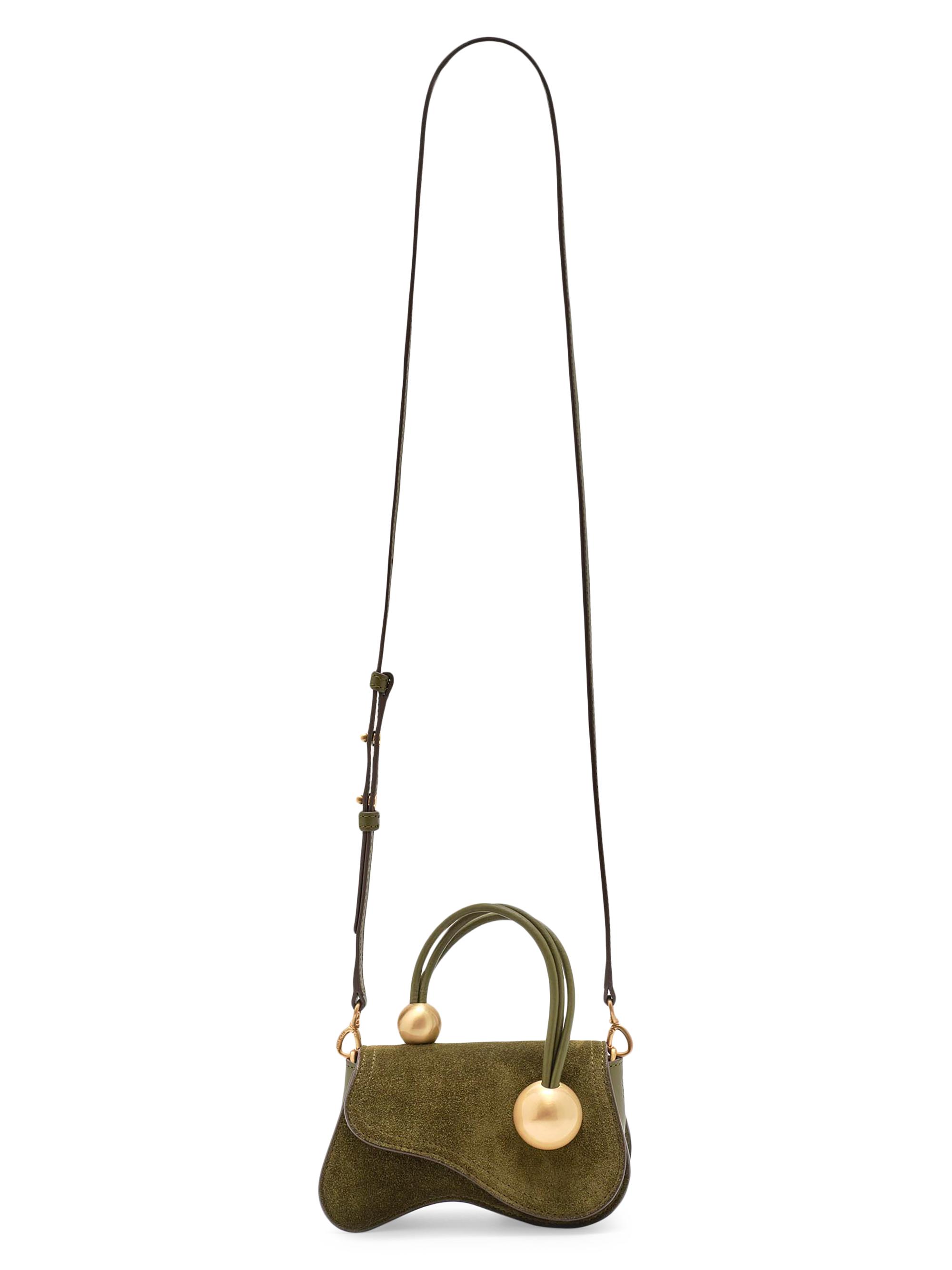 アトリエgg⭐︎カゴバッグ　希少品 Cult Gaia Kazia Nano Suede Top Handle Bag | Saks Fifth Avenue