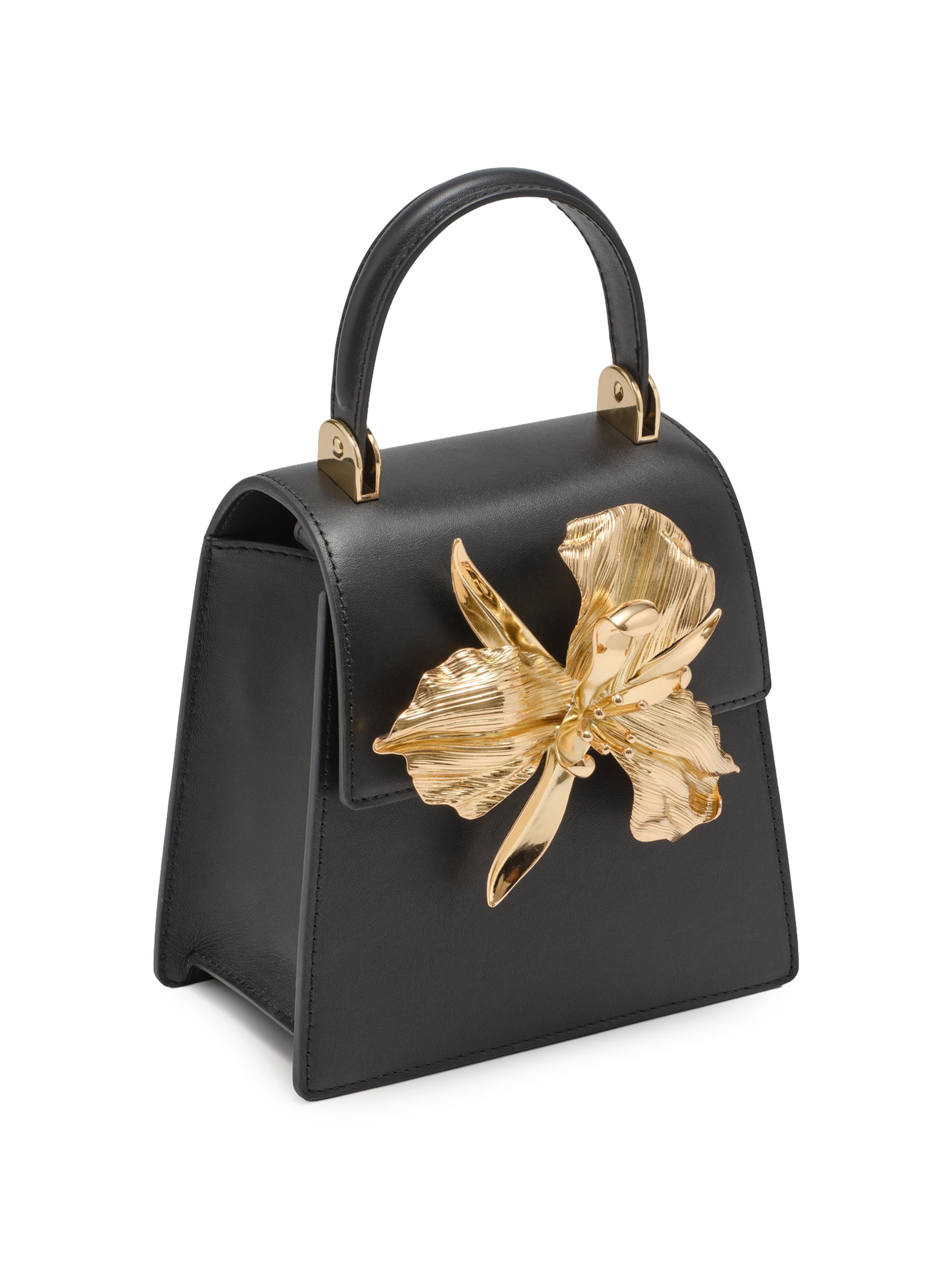 Cult Gaia Mini Emilia Leather Top Handle Bag | Saks Fifth Avenue