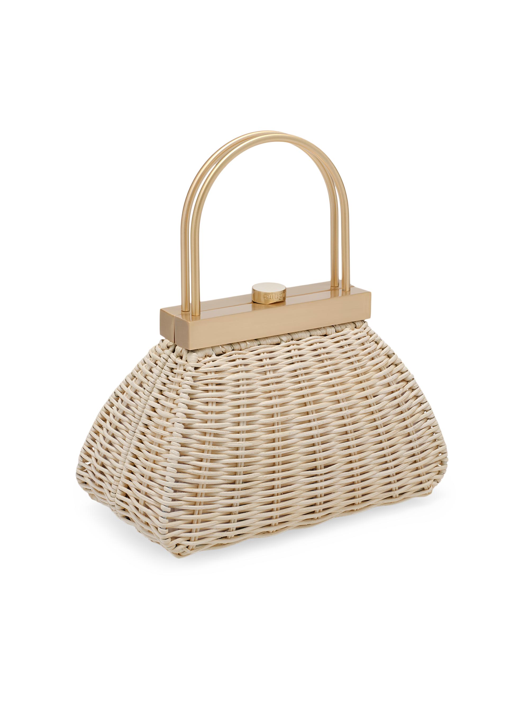 Cult Gaia Estelle Rattan Top Handle Bag | Saks Fifth Avenue