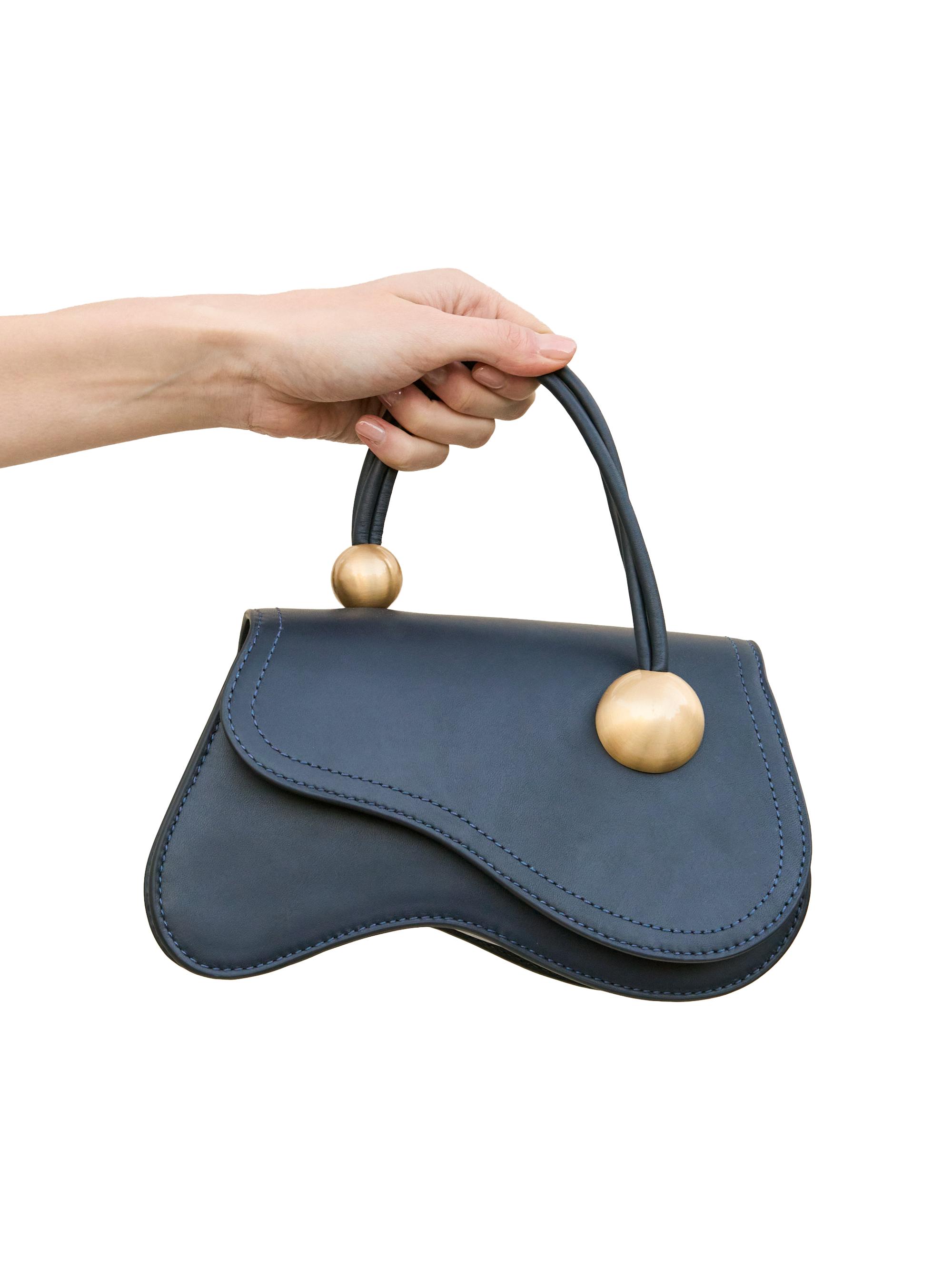 Cult Gaia Kazia Leather Top Handle Bag | Saks Fifth Avenue