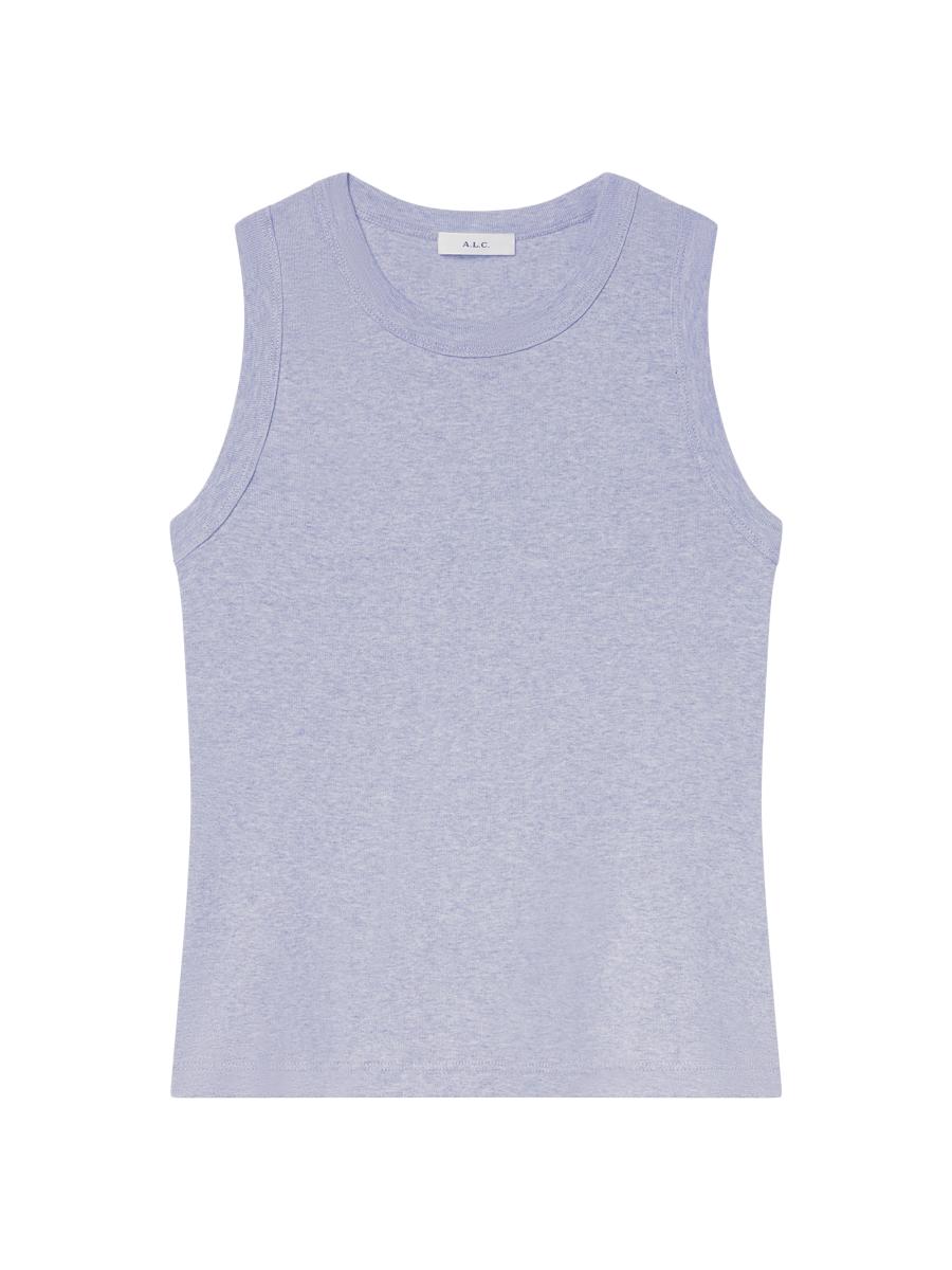 A.l.c Women's Hadley Heathered Cotton Tank In Gray