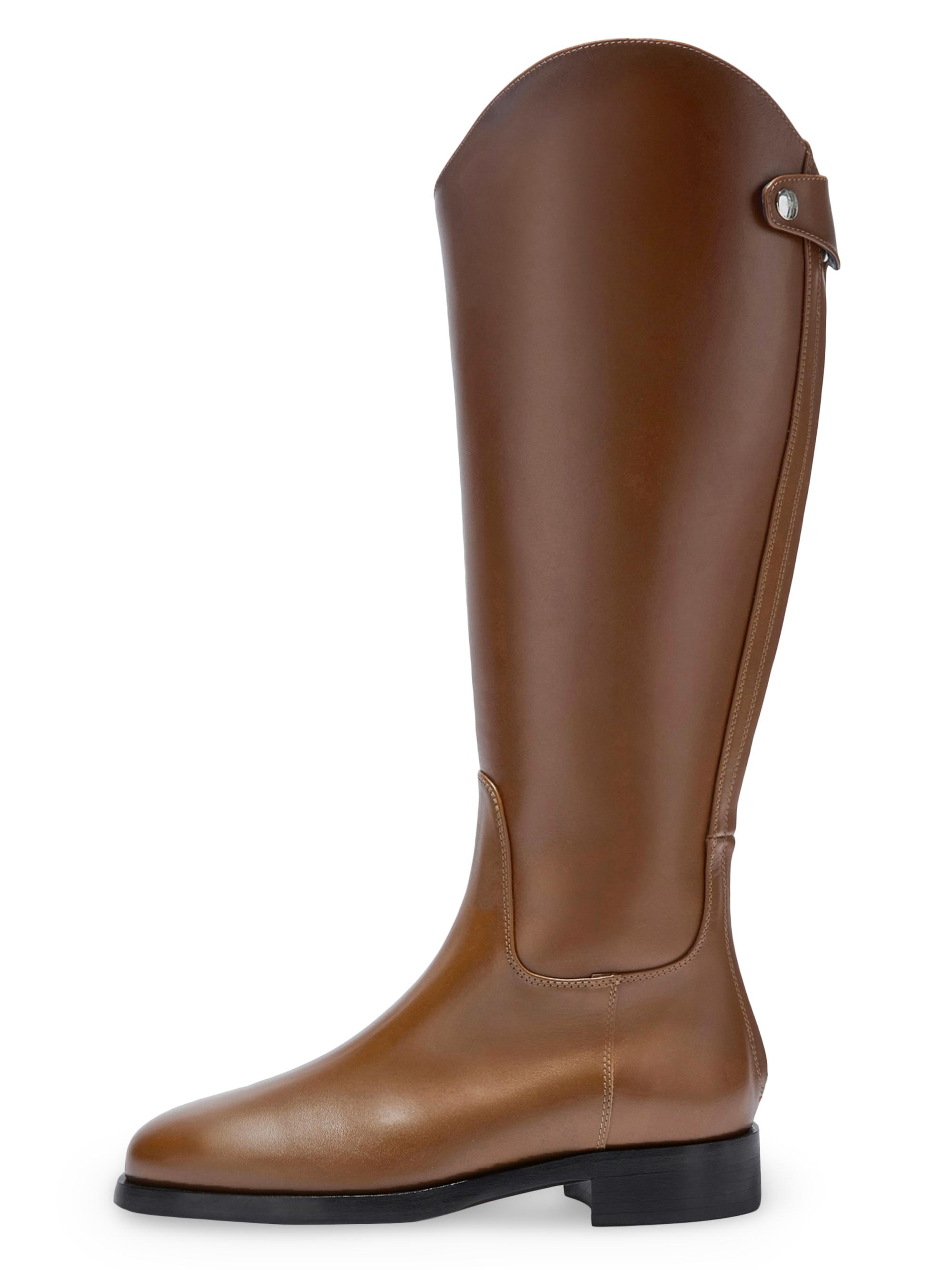 aeyde Women's Hector Leather Knee-High Boots - Tobacco