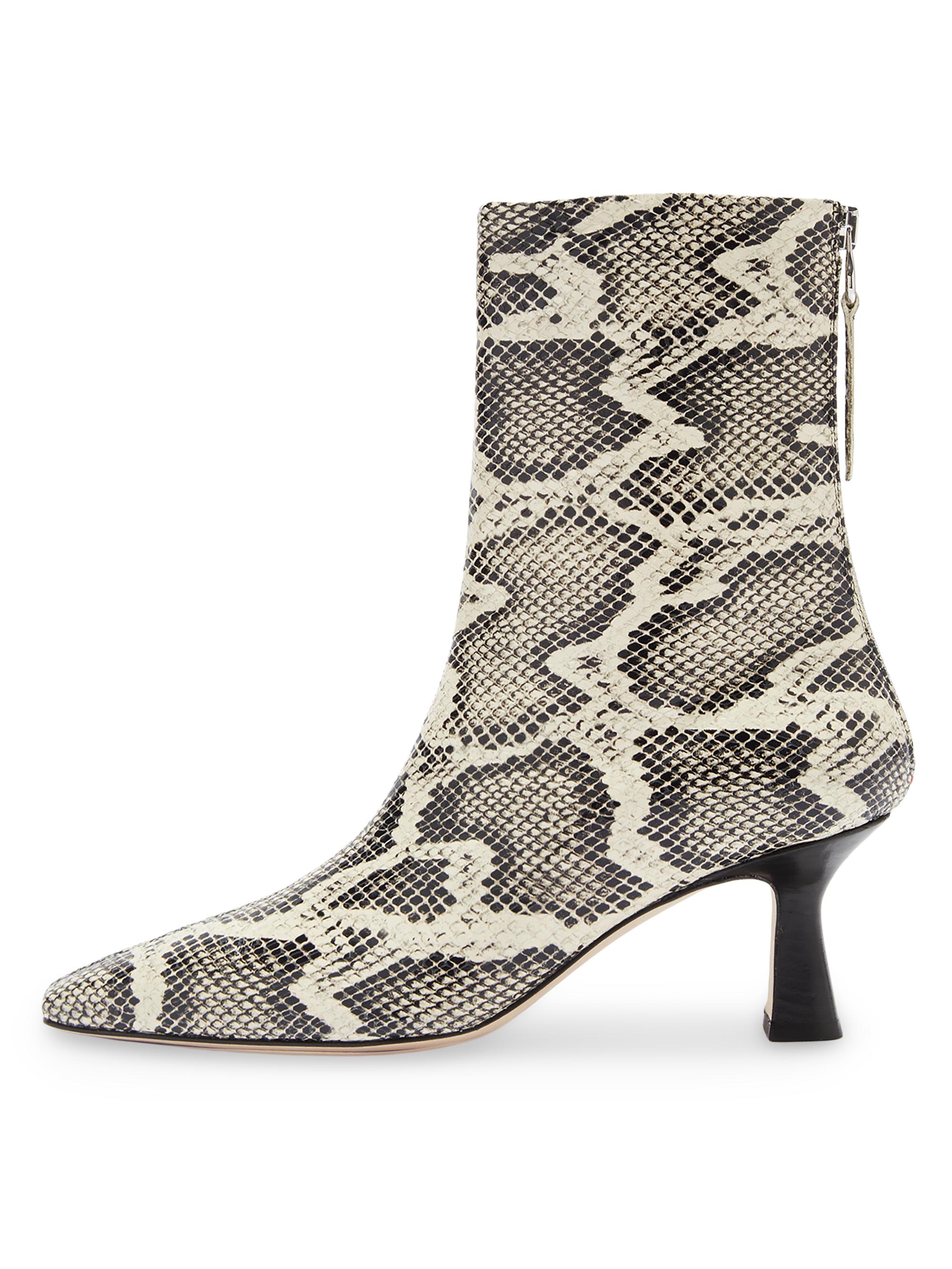 aeyde Klea 40MM Snakeskin-Embossed Leather Knee-High Boots | Saks Fifth  Avenue