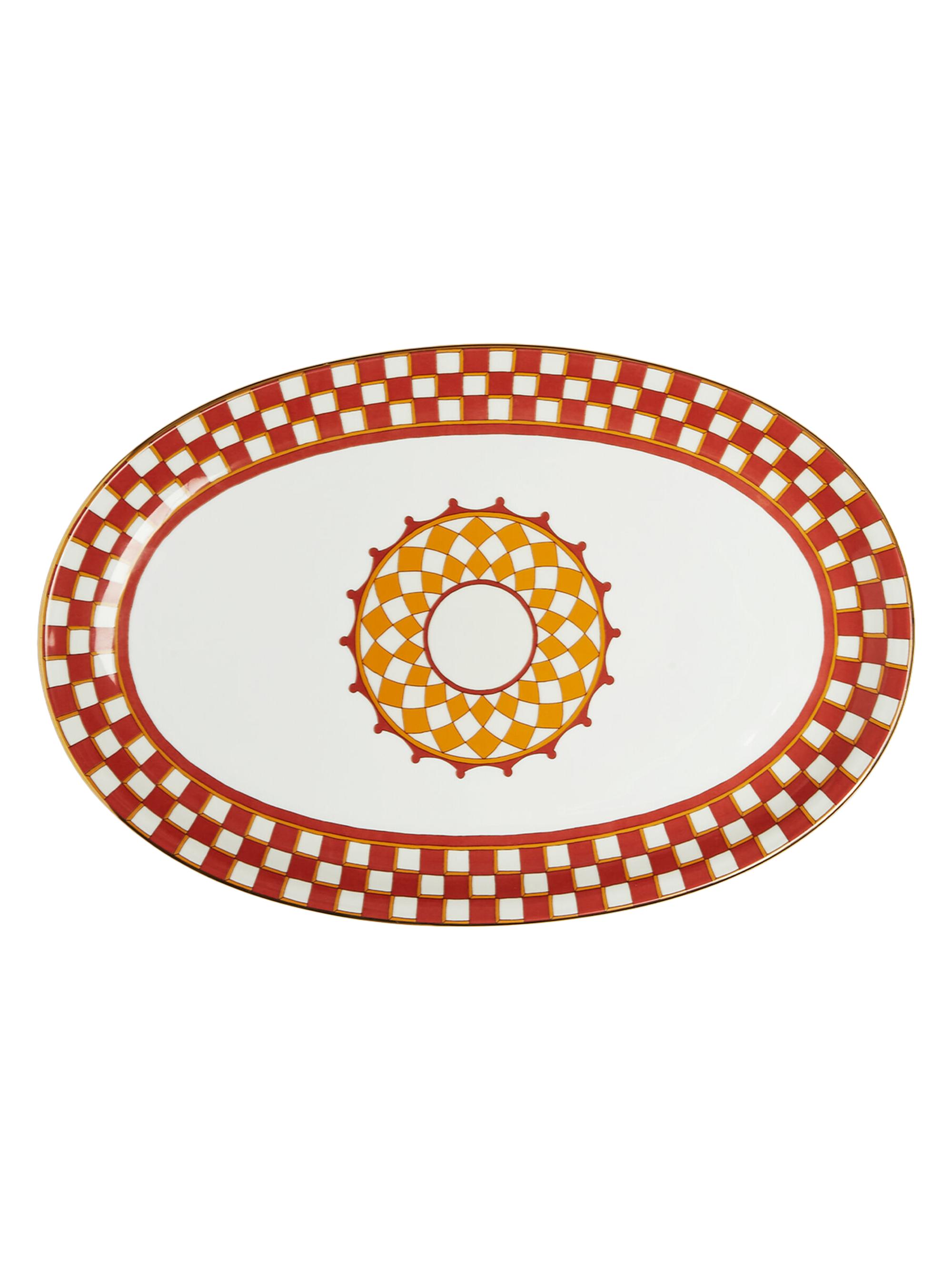 La DoubleJ Oval Platter - Apollo Mattone