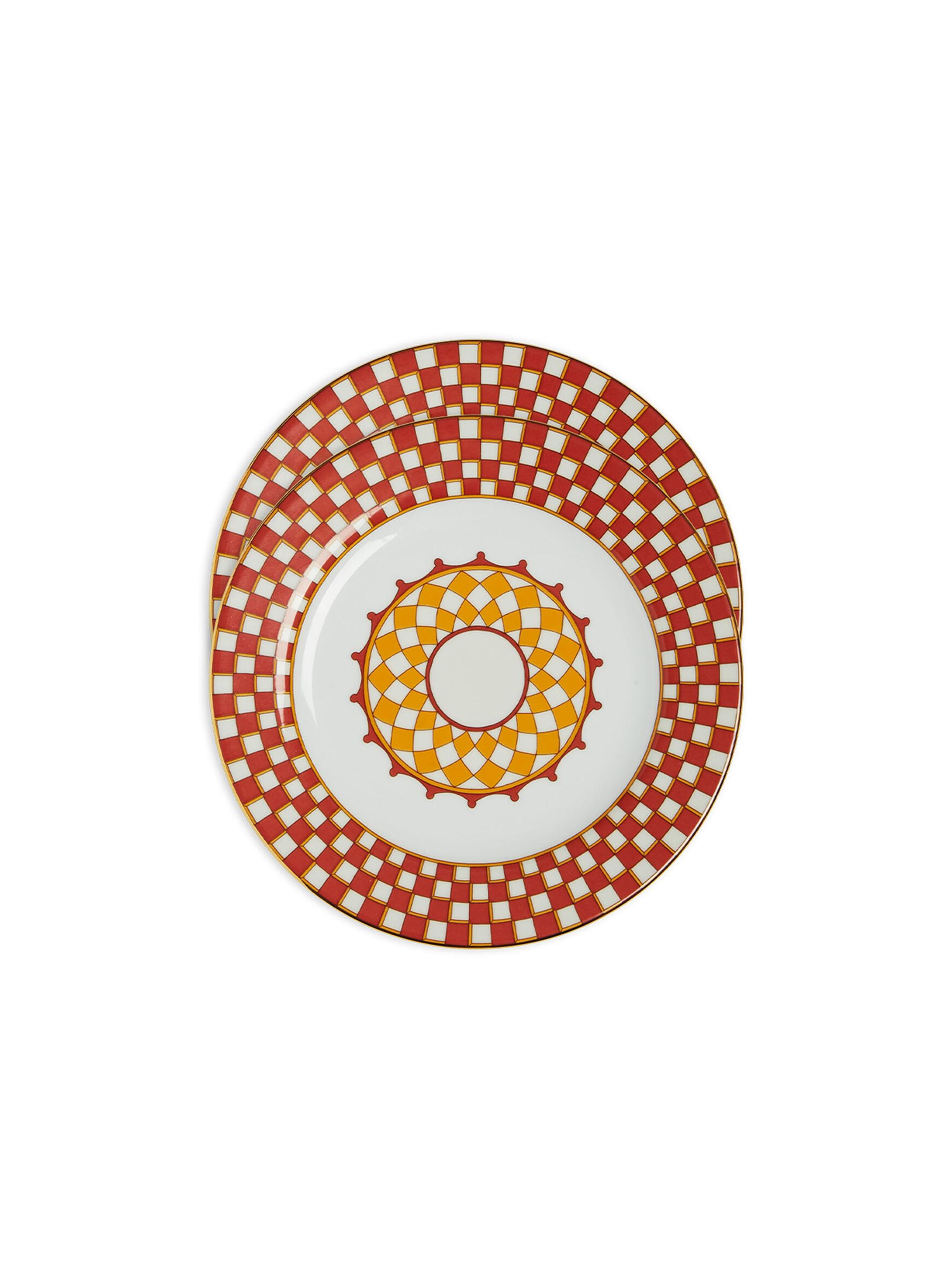 La DoubleJ Dessert Plates Set of 2 - Apollo Mattone