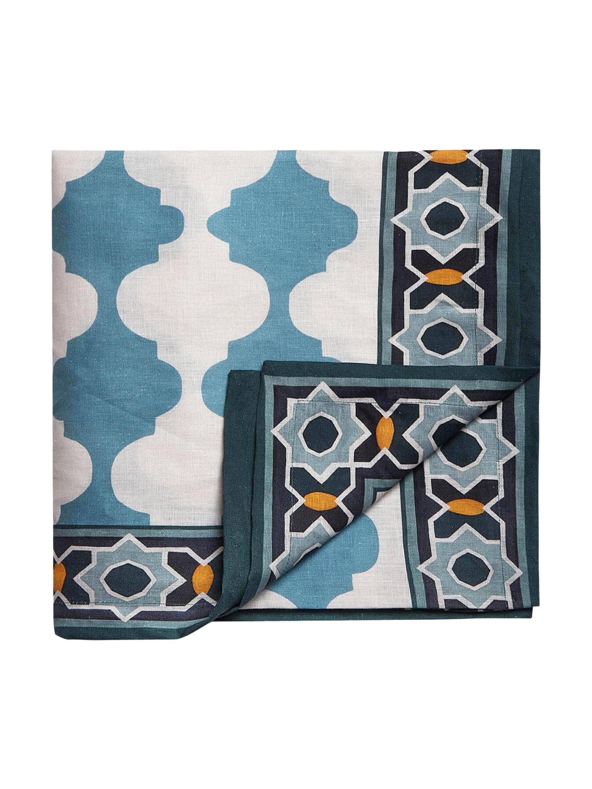 La DoubleJ Large Tablecloth (70.9'' x 137.8'') - Sky Blue