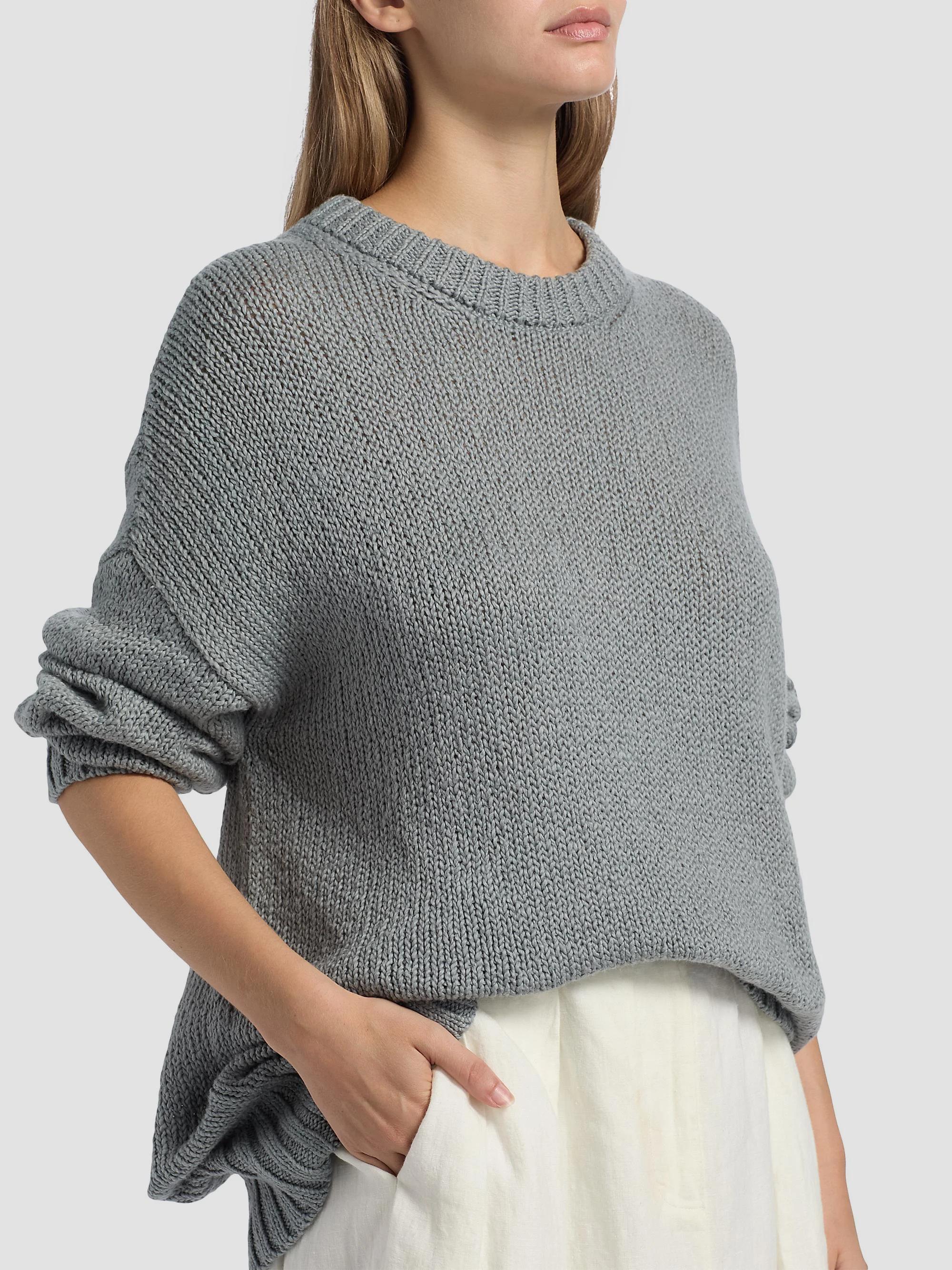 定価 61,600円 stein COTTON FACE OVER KNIT Jenni Kayne Foster Cotton Oversized Sweater | Saks Fifth Avenue