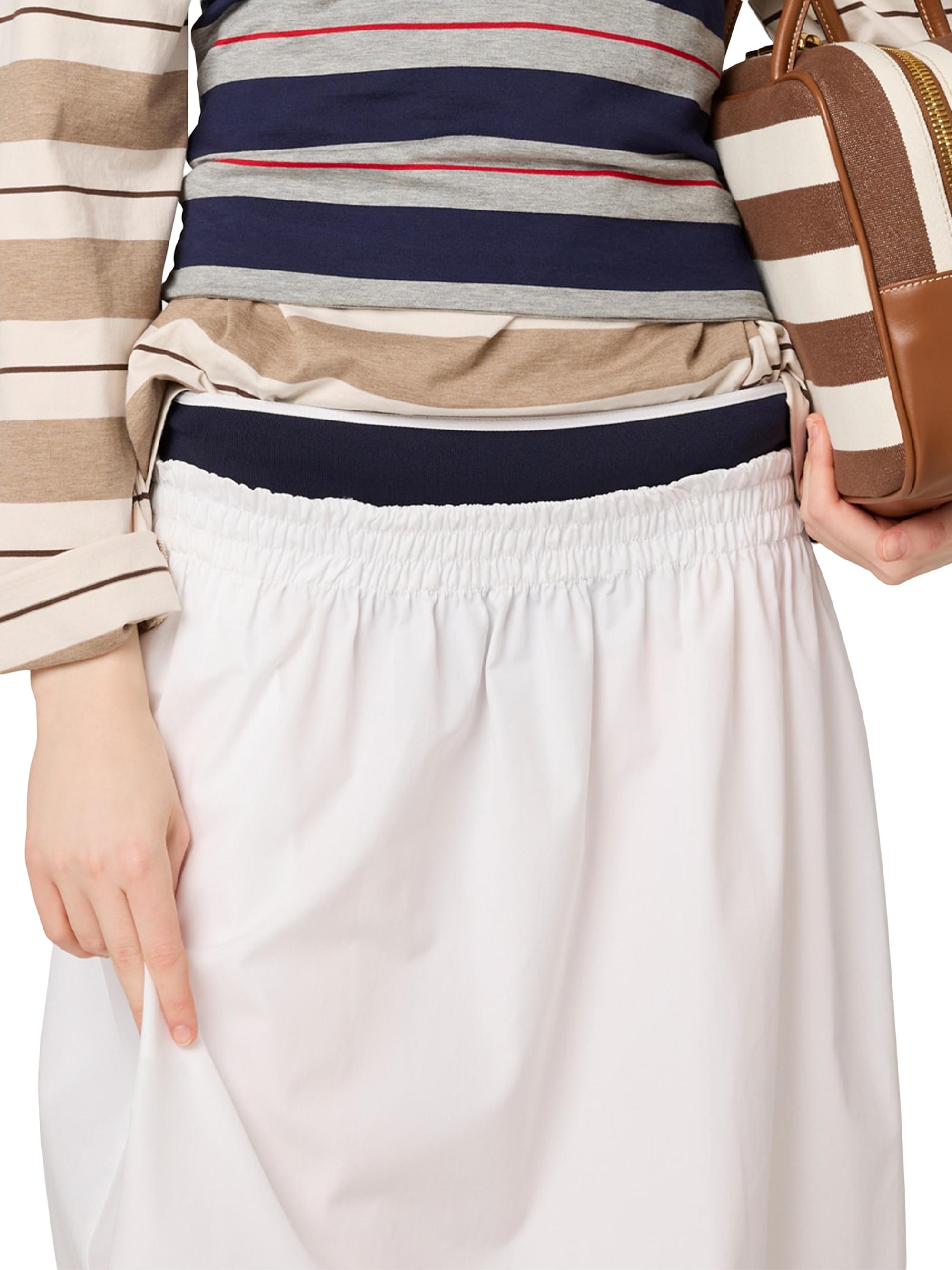 Miu Miu Poplin Skirt | Saks Fifth Avenue