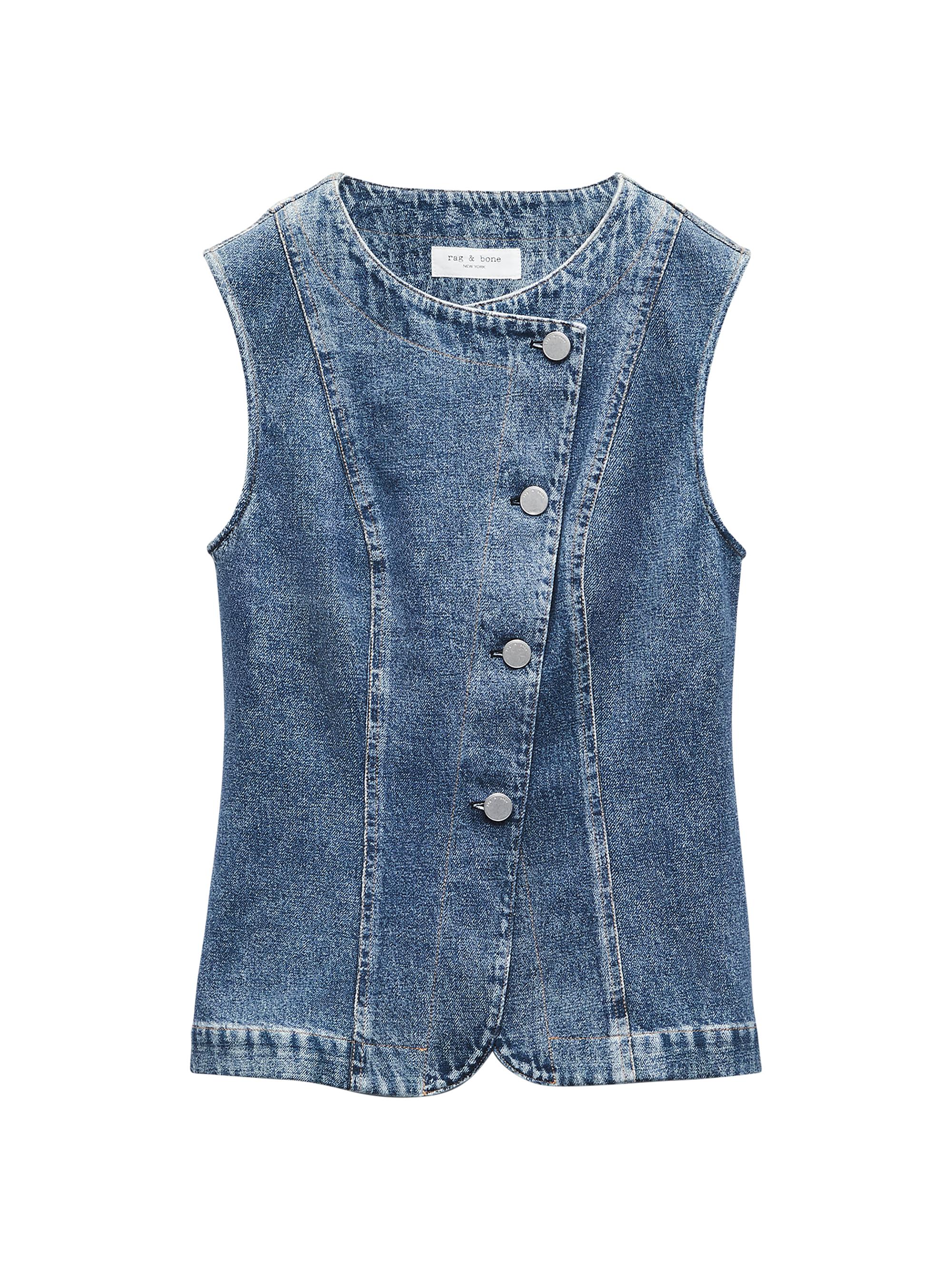 rag & bone Women's rb Miramar Ponte Olivia Vest - Woodside