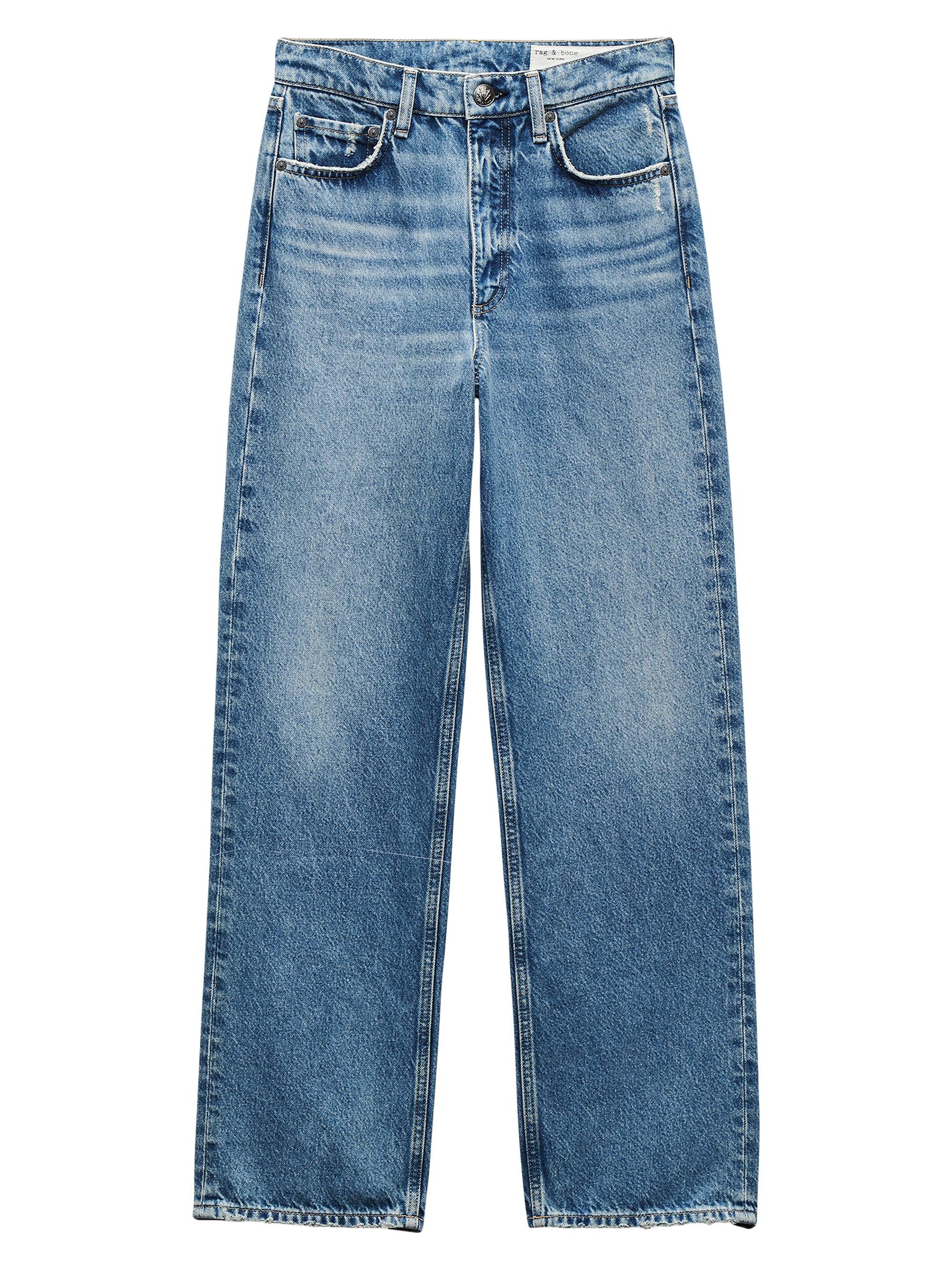 rag & bone Shea High-Rise Straight-Leg Jeans | Saks Fifth Avenue