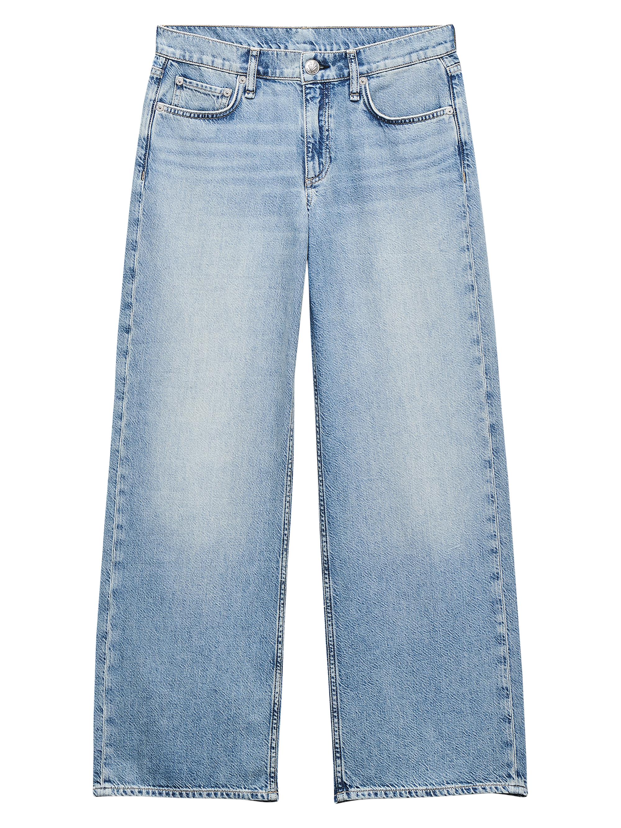 rag & bone Saige Low-Rise Straight-Leg Jeans | Saks Fifth Avenue