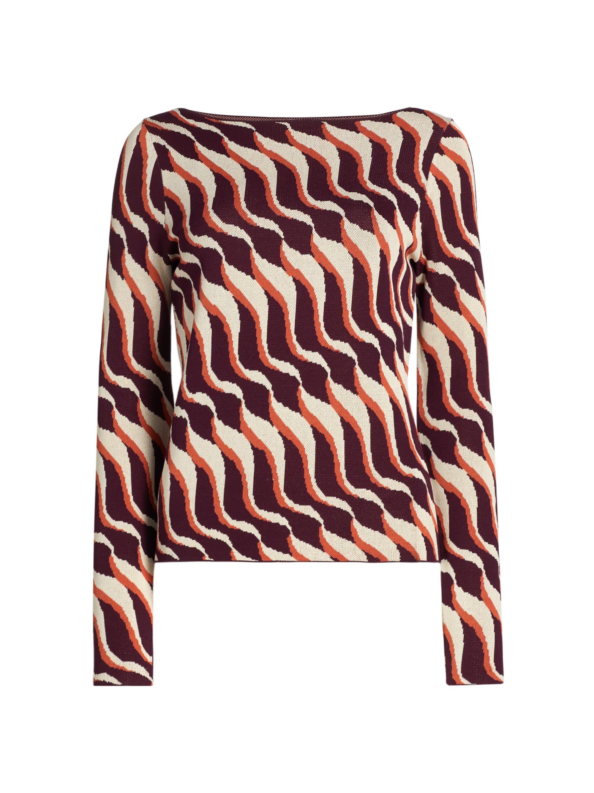 Misa Los Angeles Women's Izma Wavy Knit Top - Wavy Stripe