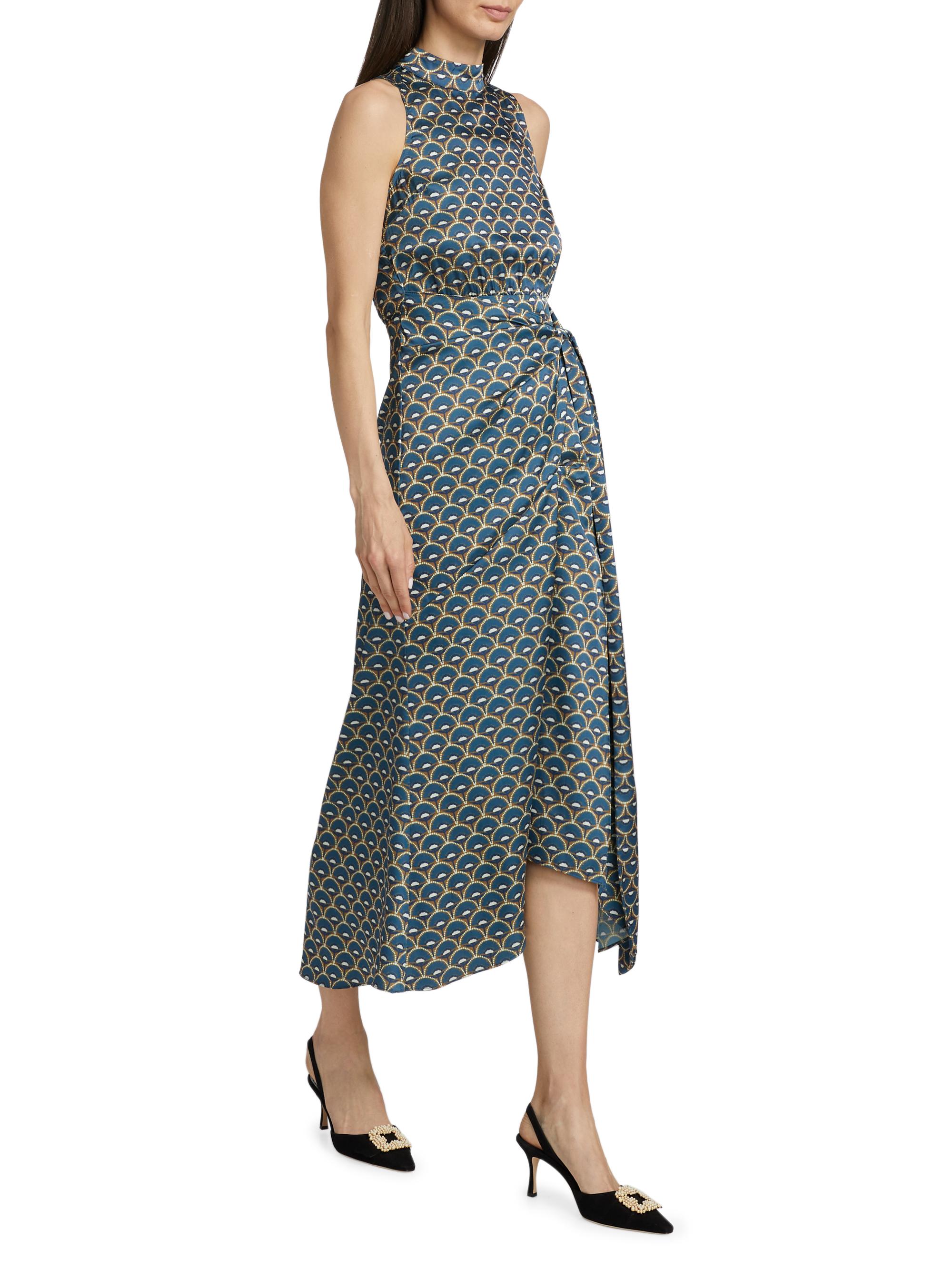 Misa Los Angeles Ophira Printed Midi-Dress | Saks Fifth Avenue