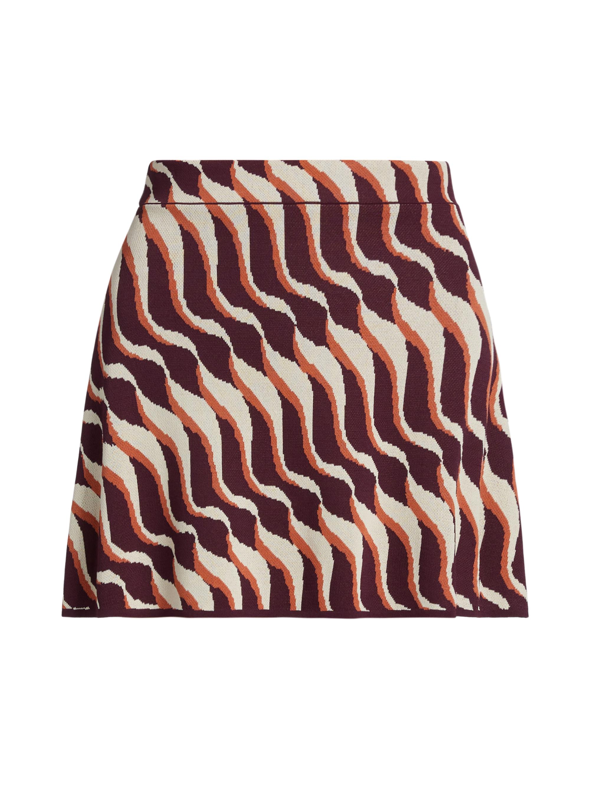 Misa Los Angeles Women's Orlie Knit Miniskirt - Wavy Stripe