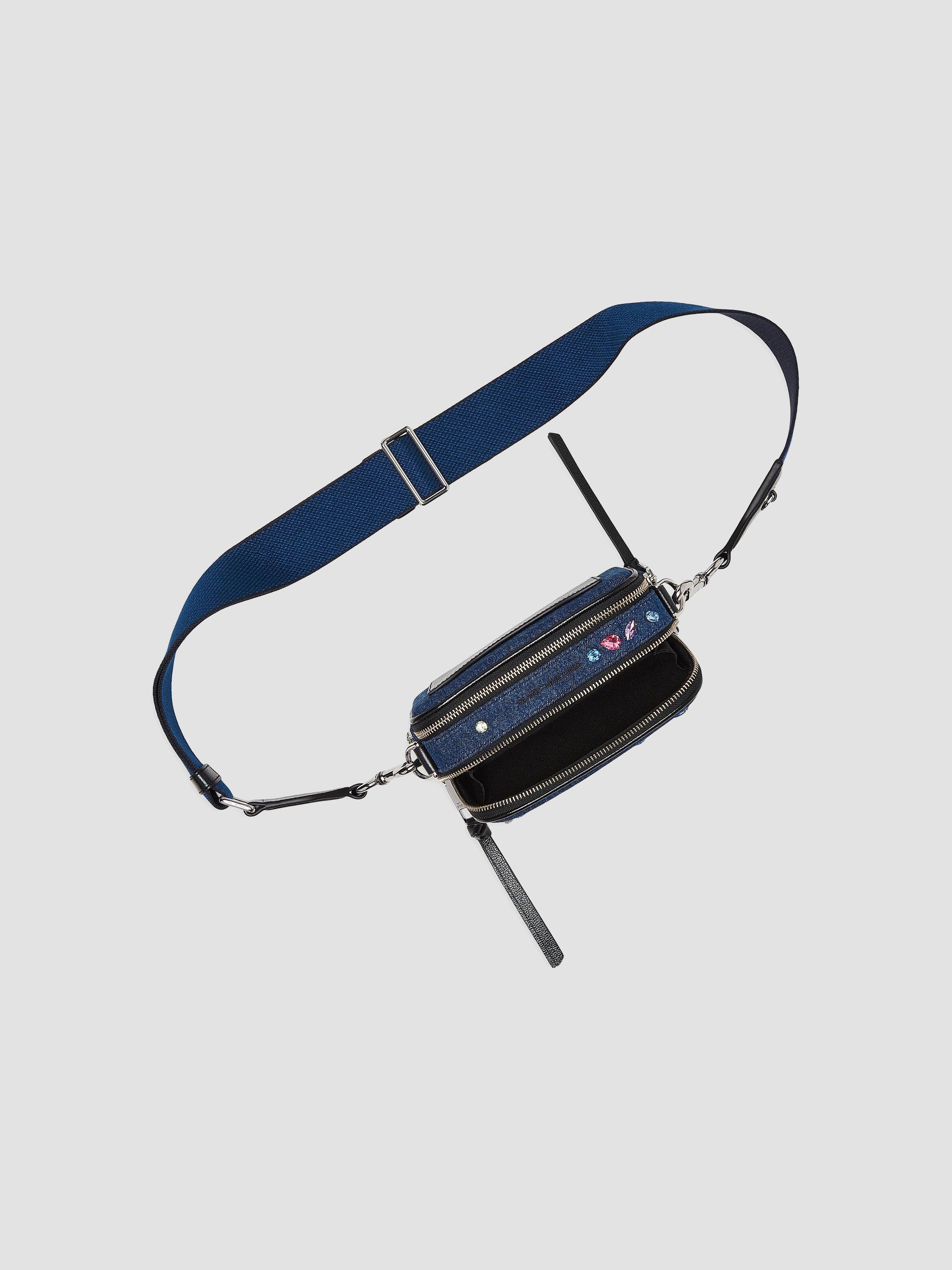 Marc Jacobs The Gem Denim Snapshot Shoulder Bag | Saks Fifth Avenue