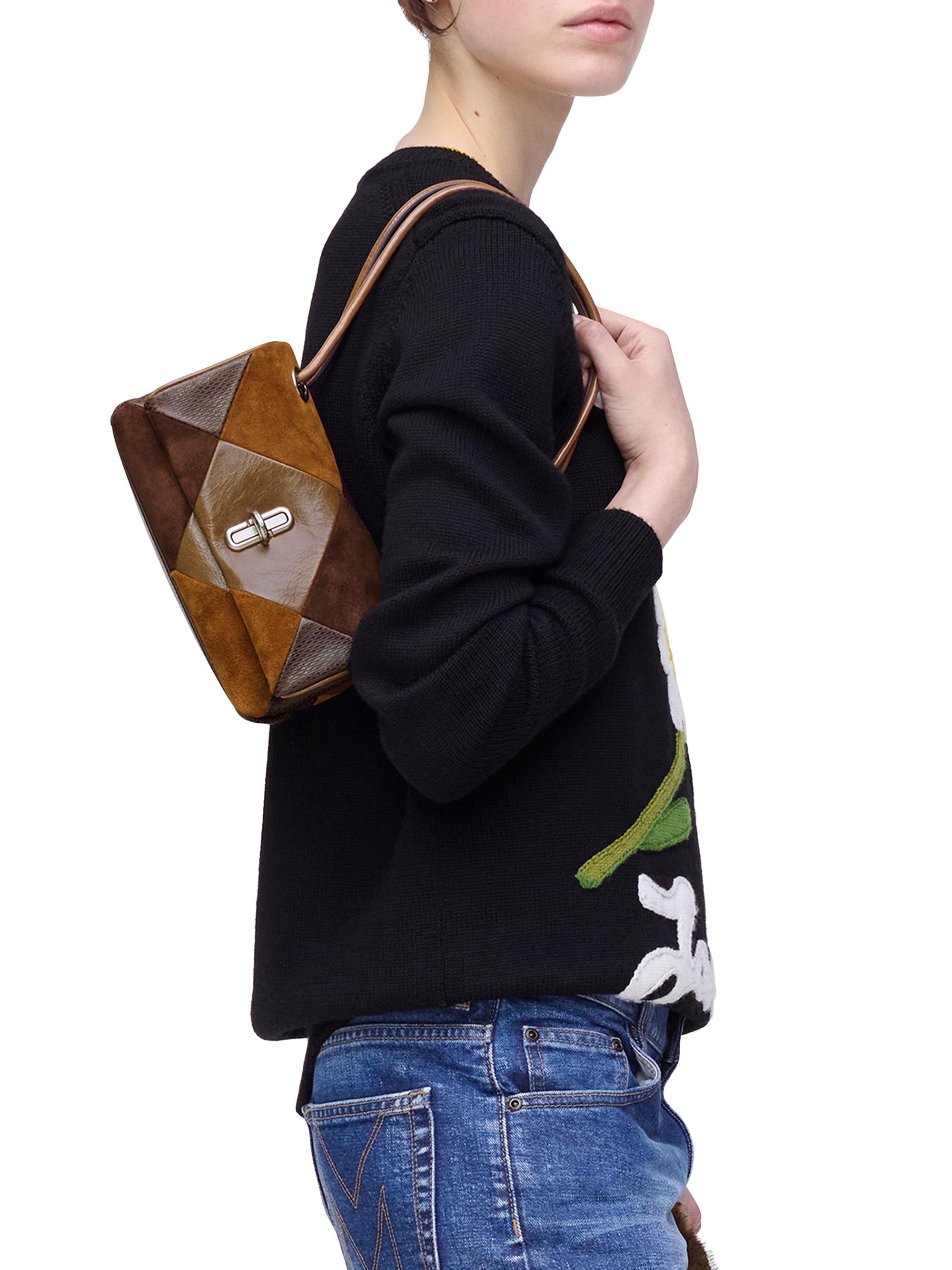 Marc Jacobs Mini Suede-Leather Patchwork Shoulder Bag | Saks Fifth