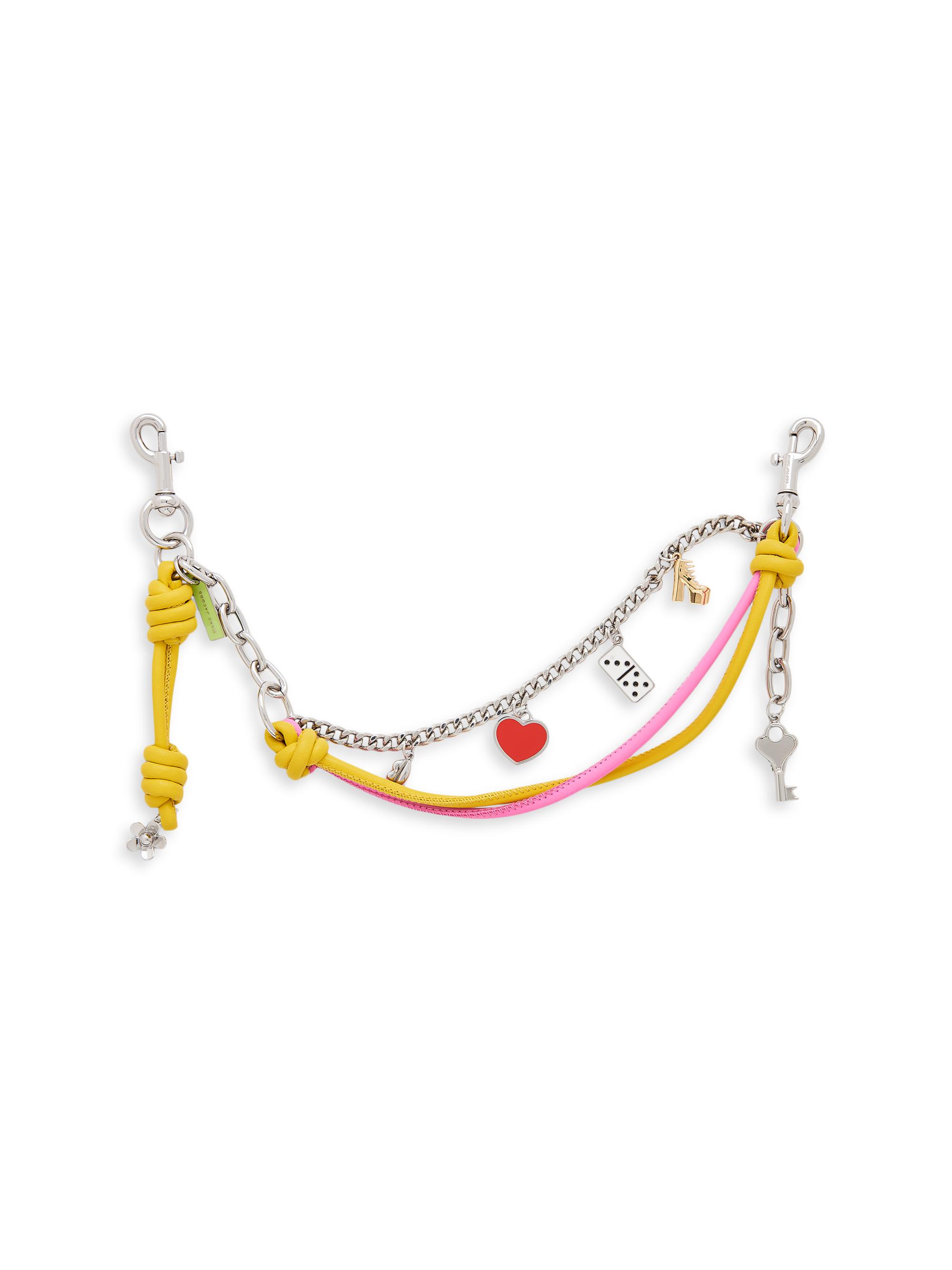 Marc Jacobs Women's The Mini Icon Chain Charm - Bow Pink Multi