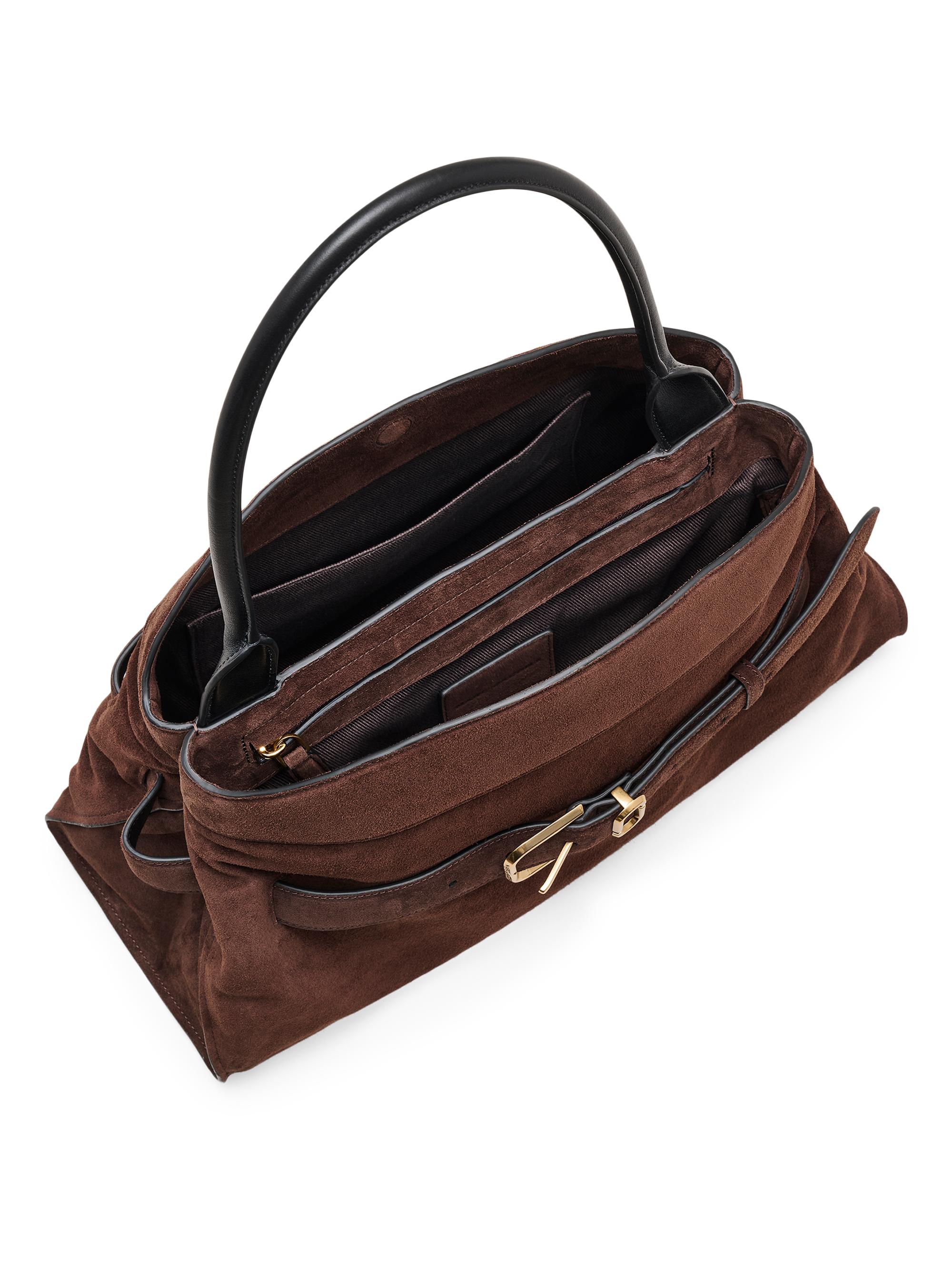 Marc Jacobs Dakota Suede Satchel | Saks Fifth Avenue