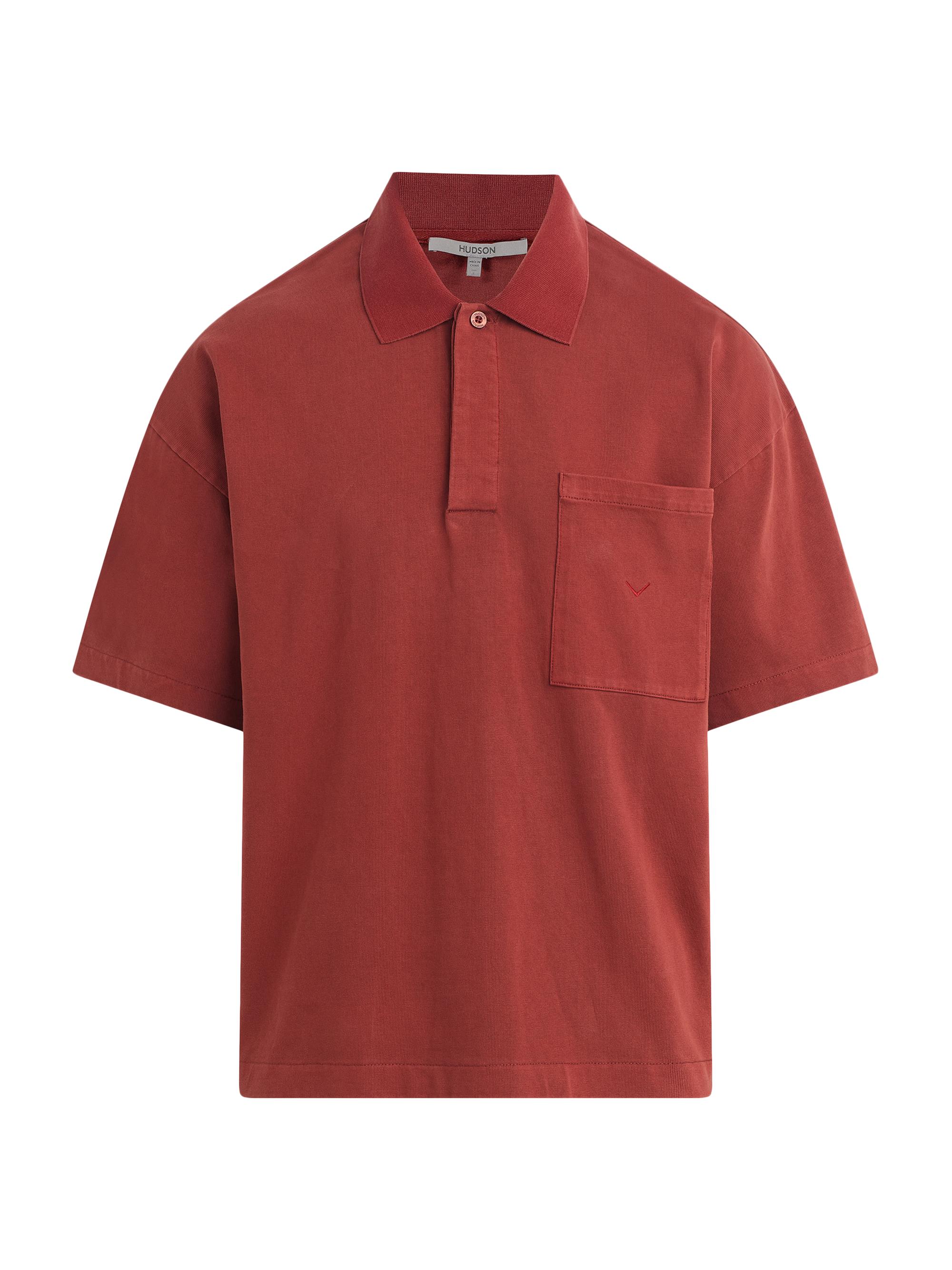 Hudson Jeans Men's Cotton Polo Shirt - Sunset