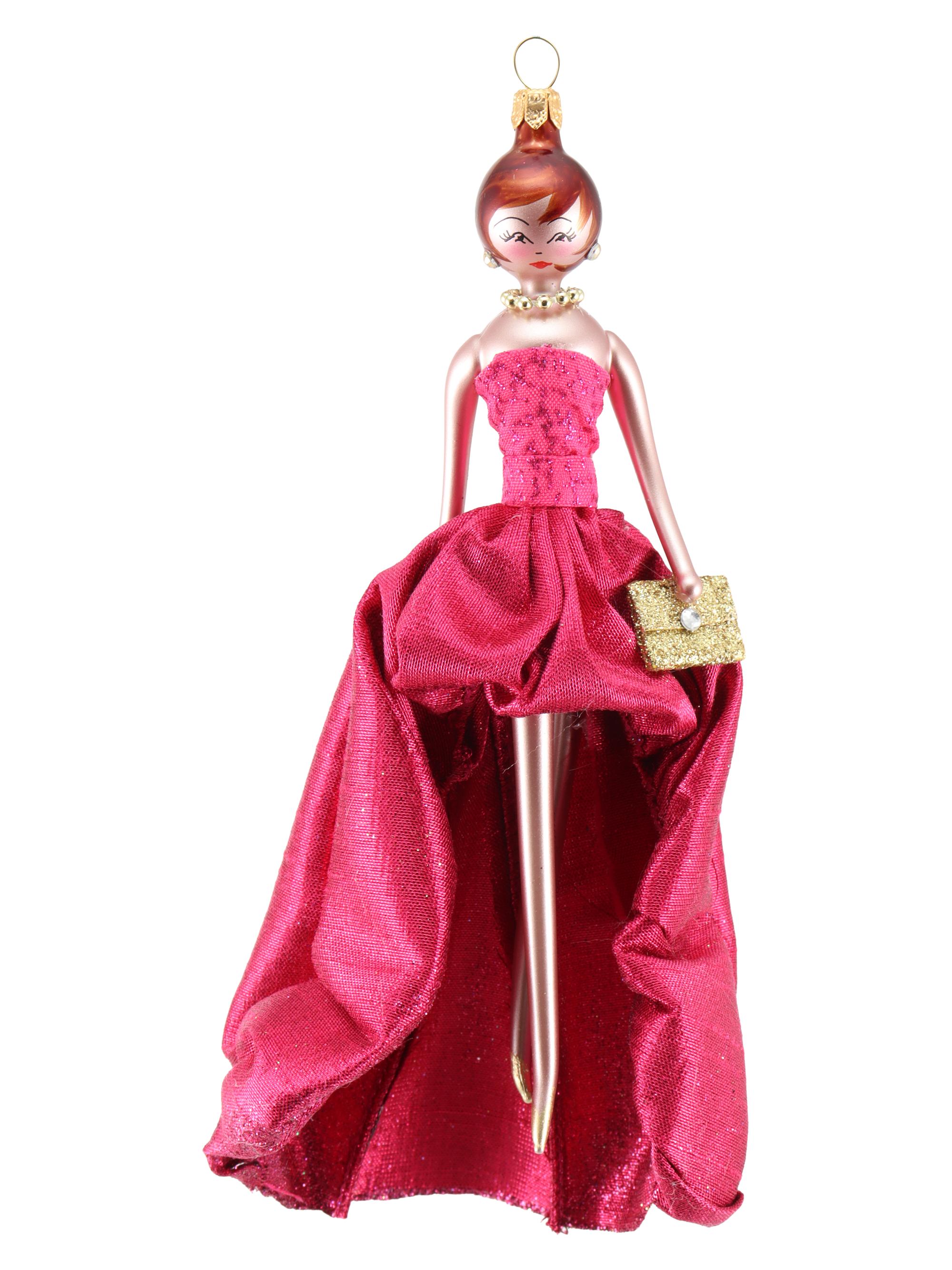 De Carlini Soffieria  Lady in a Gown Ornament