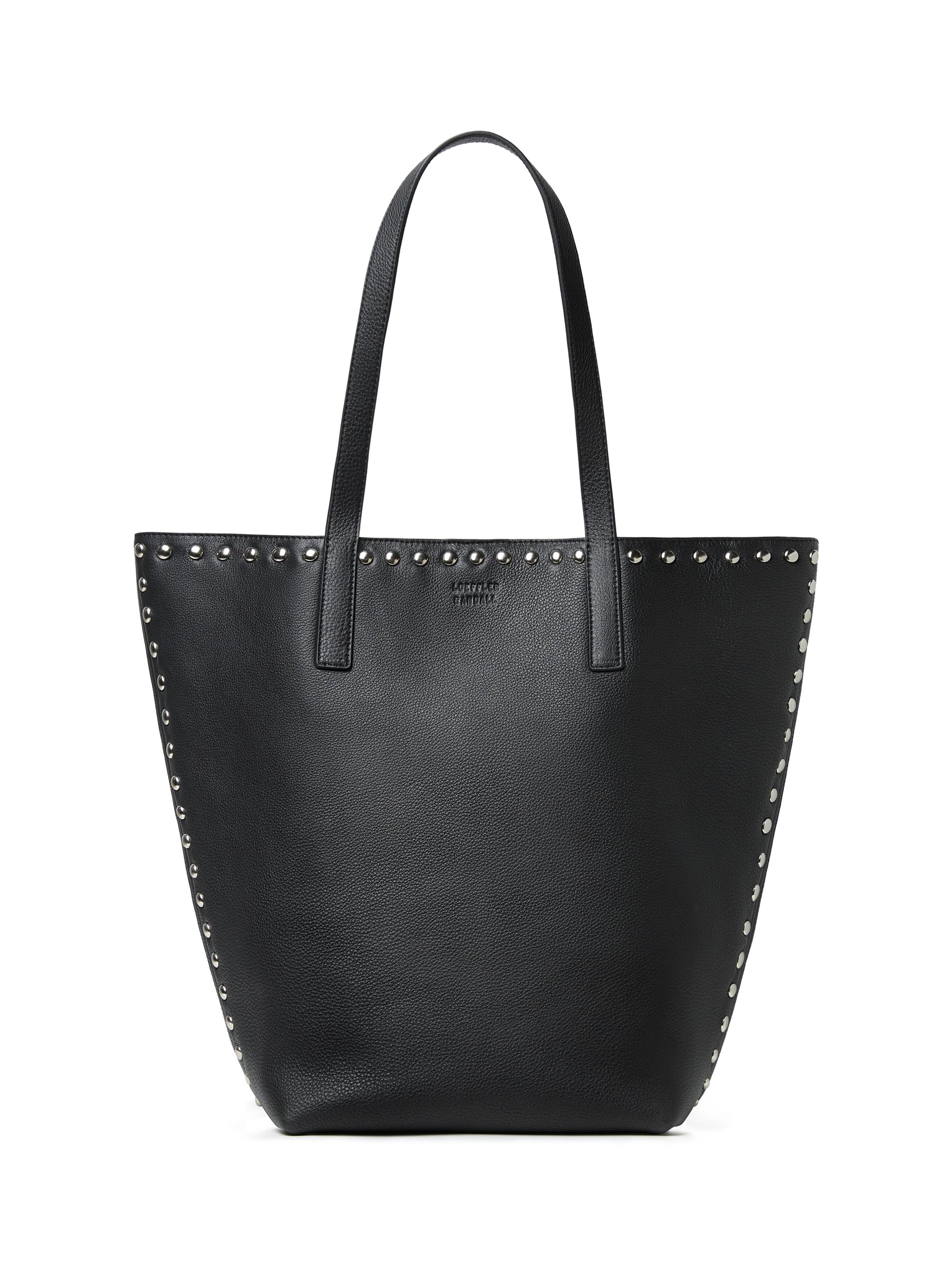 Loeffler Randall Women's Walker Leather Bag - Black And Silver