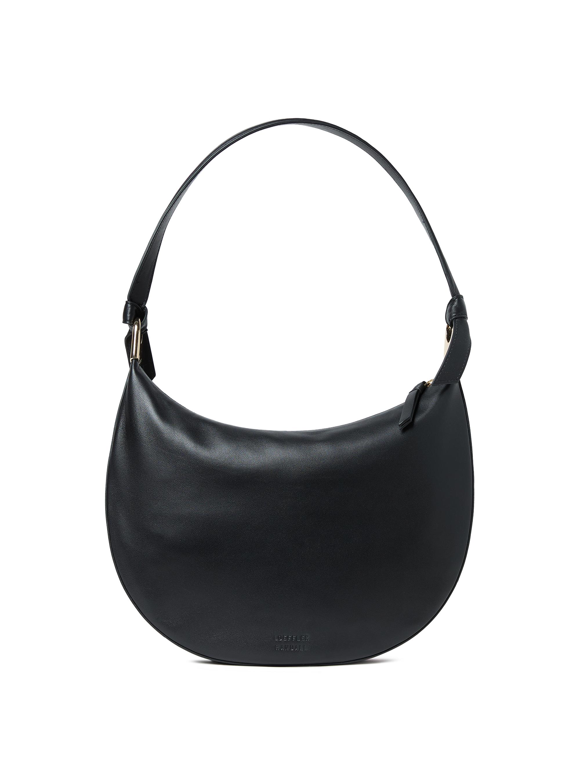 Loeffler Randall Women's Harlow Leather Shoulder Bag - Black And Gold