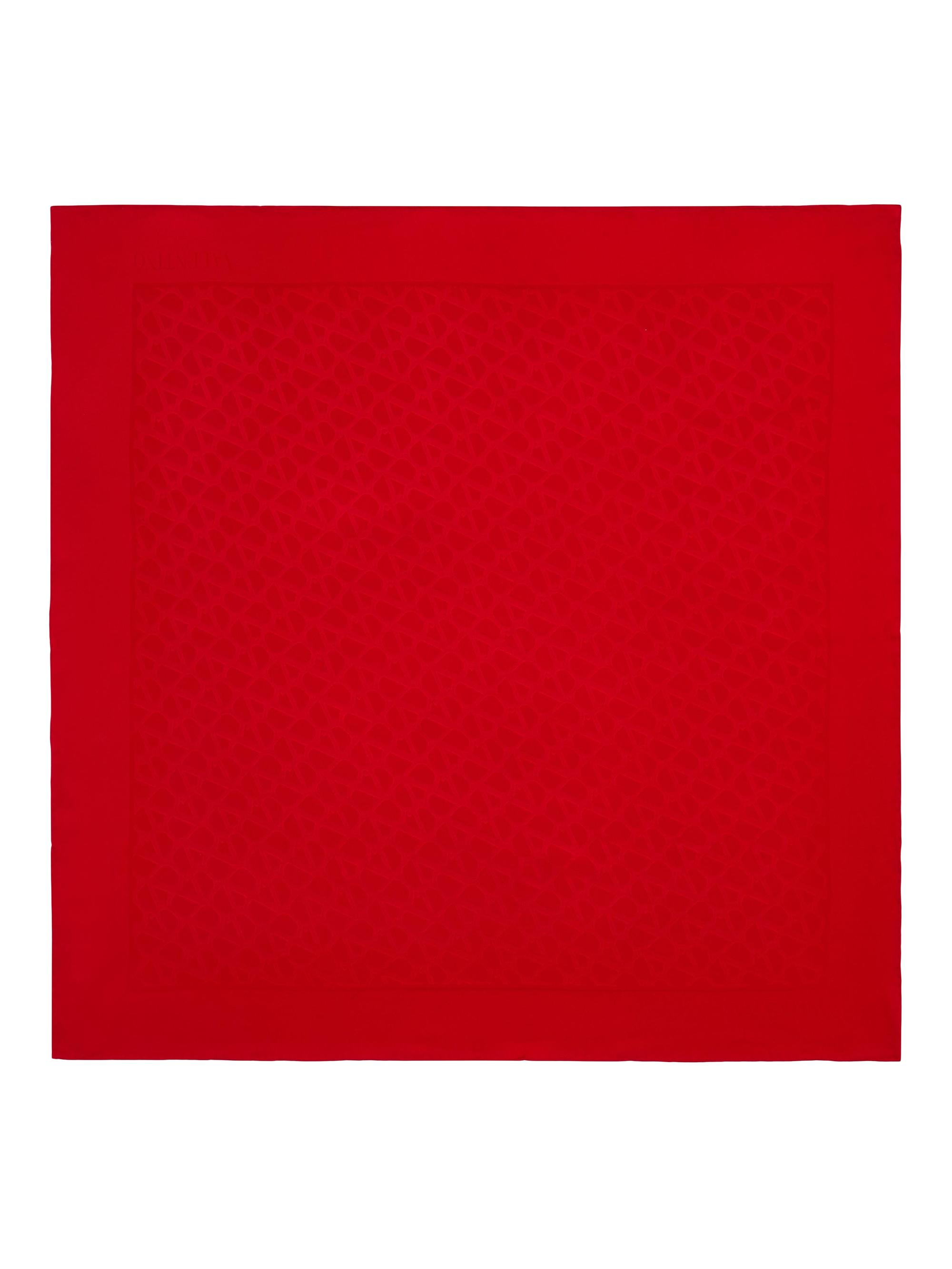 Valentino Garavani Women's Toile Iconographe Silk Scarf - Rosso Valentino