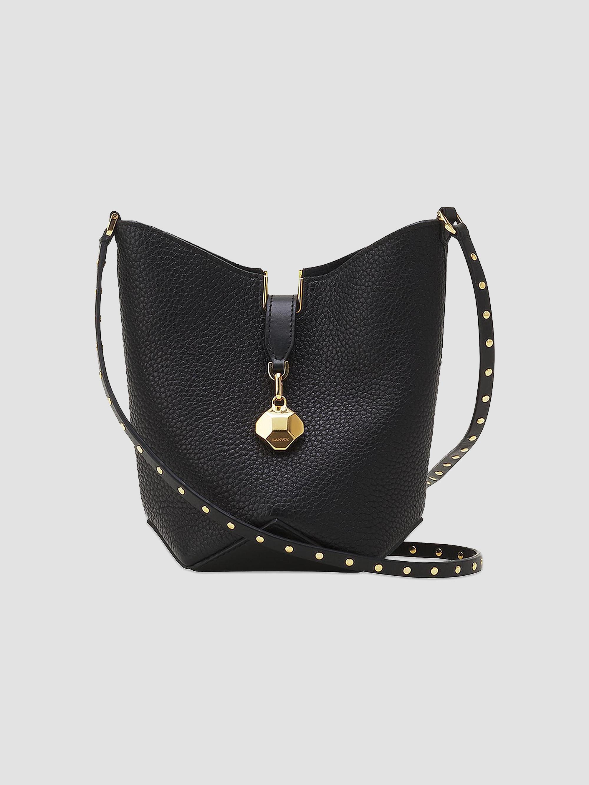 Lanvin Women's Catch Nano Leather Bucket Bag - Black | Thumbnail 8