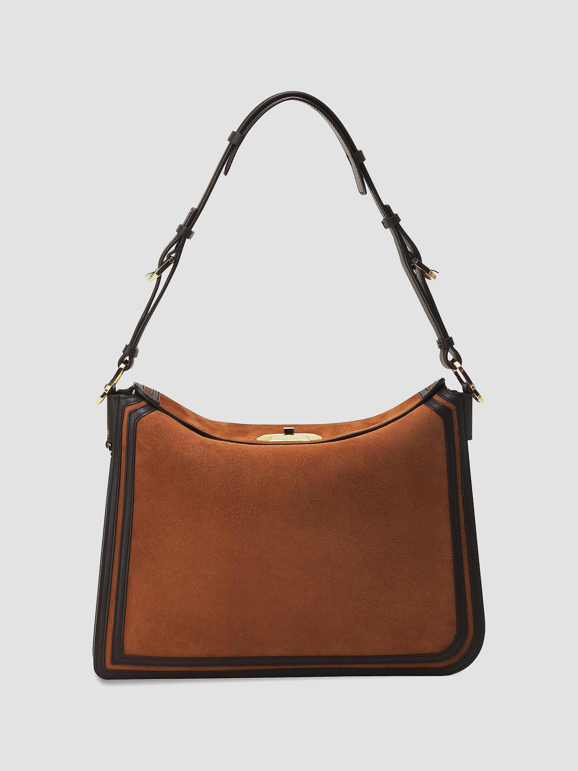 Lanvin Women's Compagnon Asymmetrical Shoulder Bag - Chestnuts | Thumbnail 9
